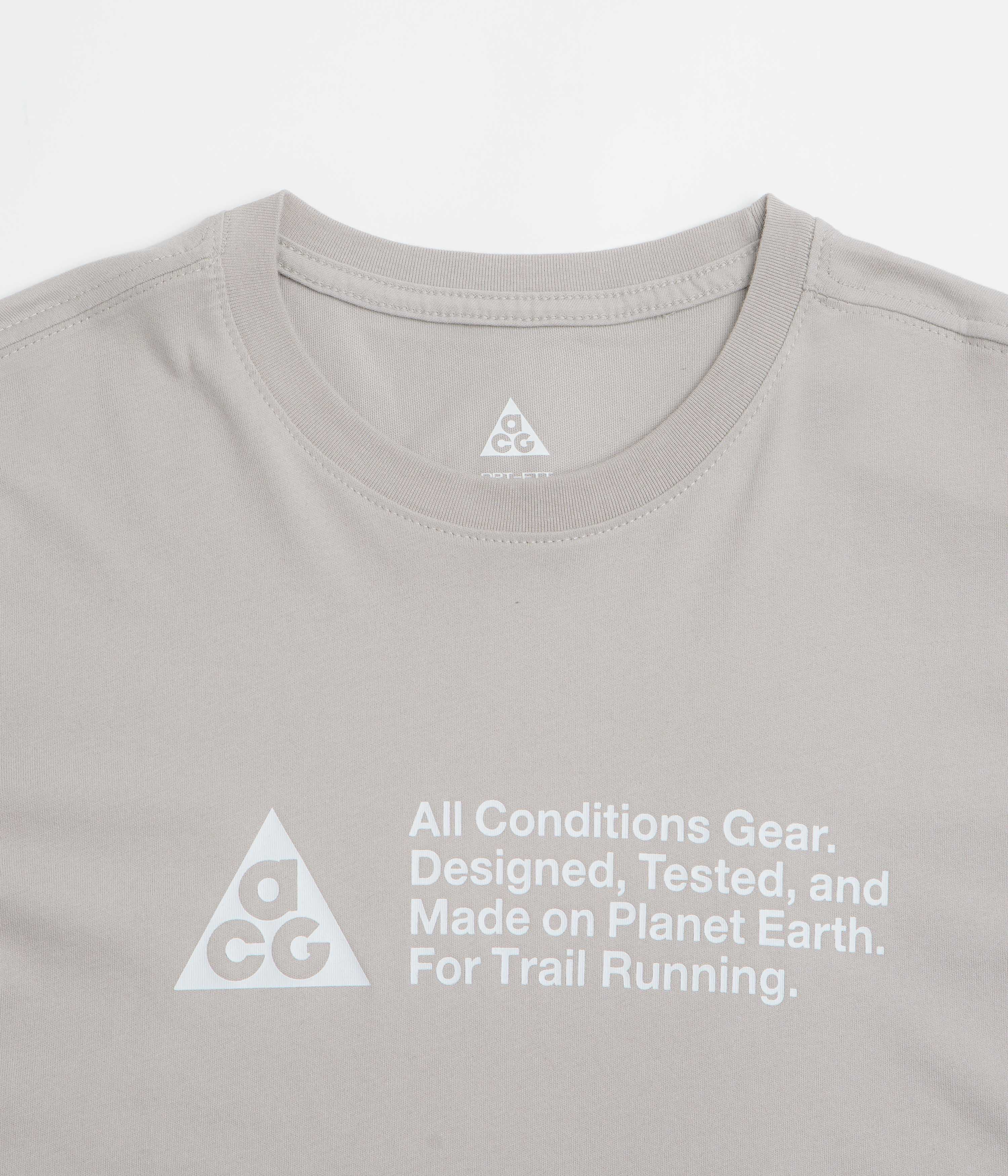 Nike ACG Trail Logo T-Shirt - College Grey - Image 2