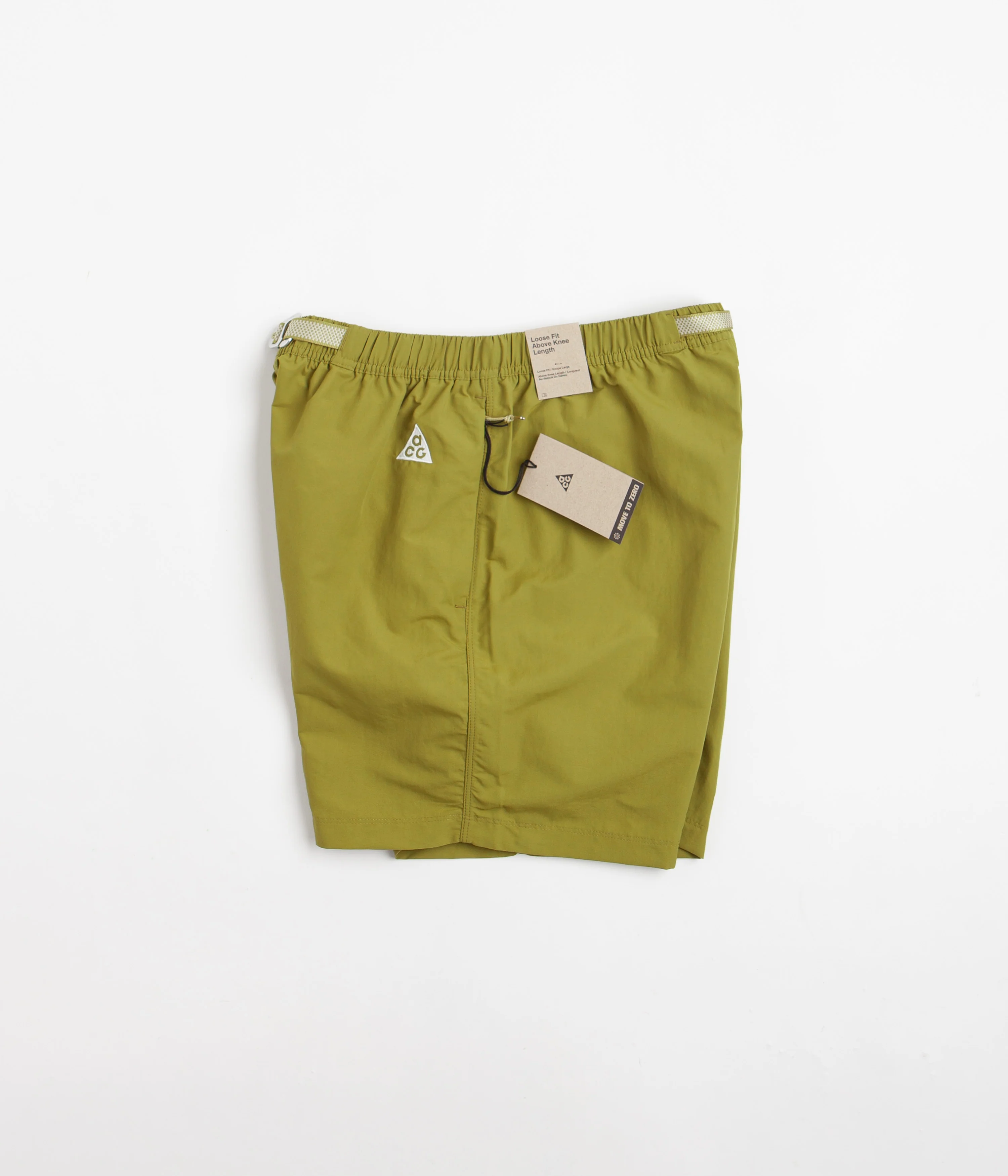 Nike ACG Trail Shorts - Moss / Light Orewood Brown / Summit White - Image 2