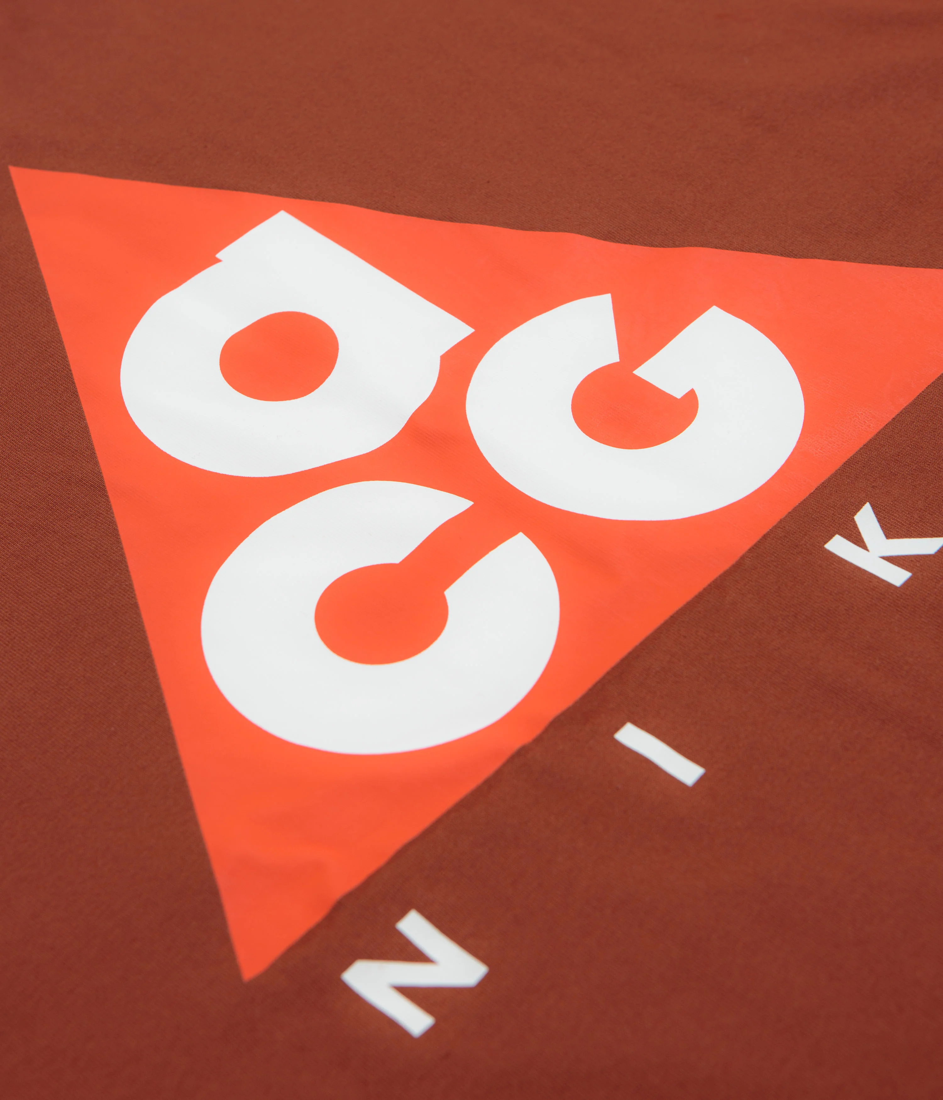 Nike ACG Tri Logo T-Shirt - Cinnamon / Picante Red - Image 4