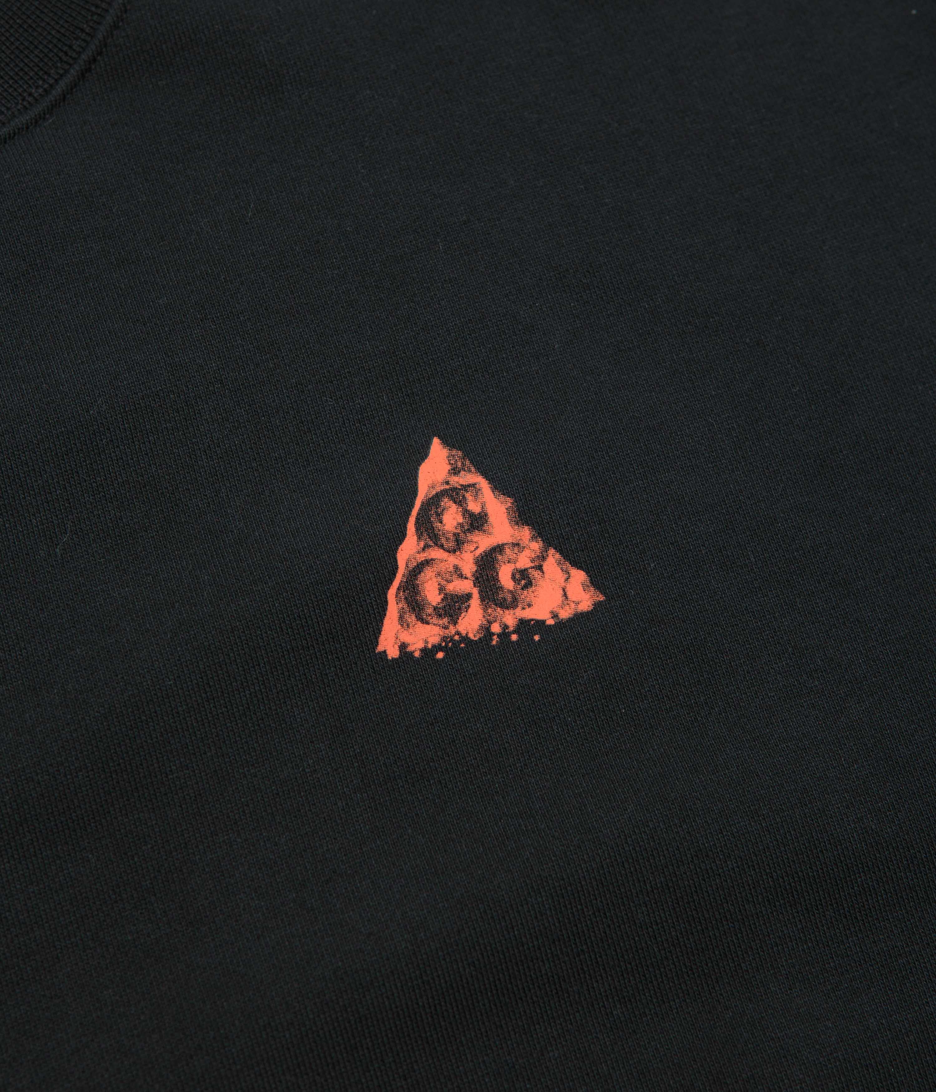 Nike ACG Tuff Fleece Graphic Crewneck Sweatshirt - Black - Image 3