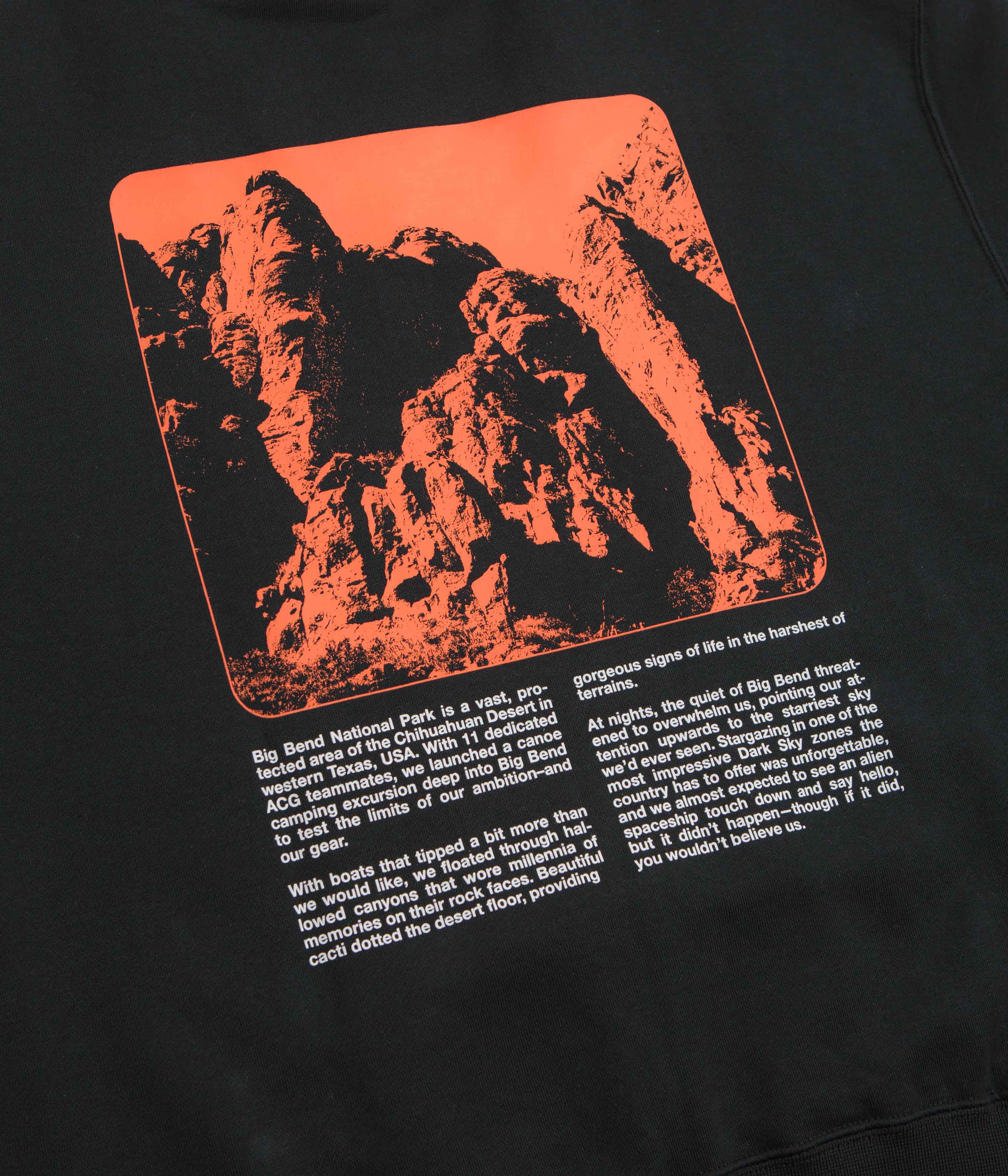 Nike ACG Tuff Fleece Graphic Crewneck Sweatshirt - Black - Image 6