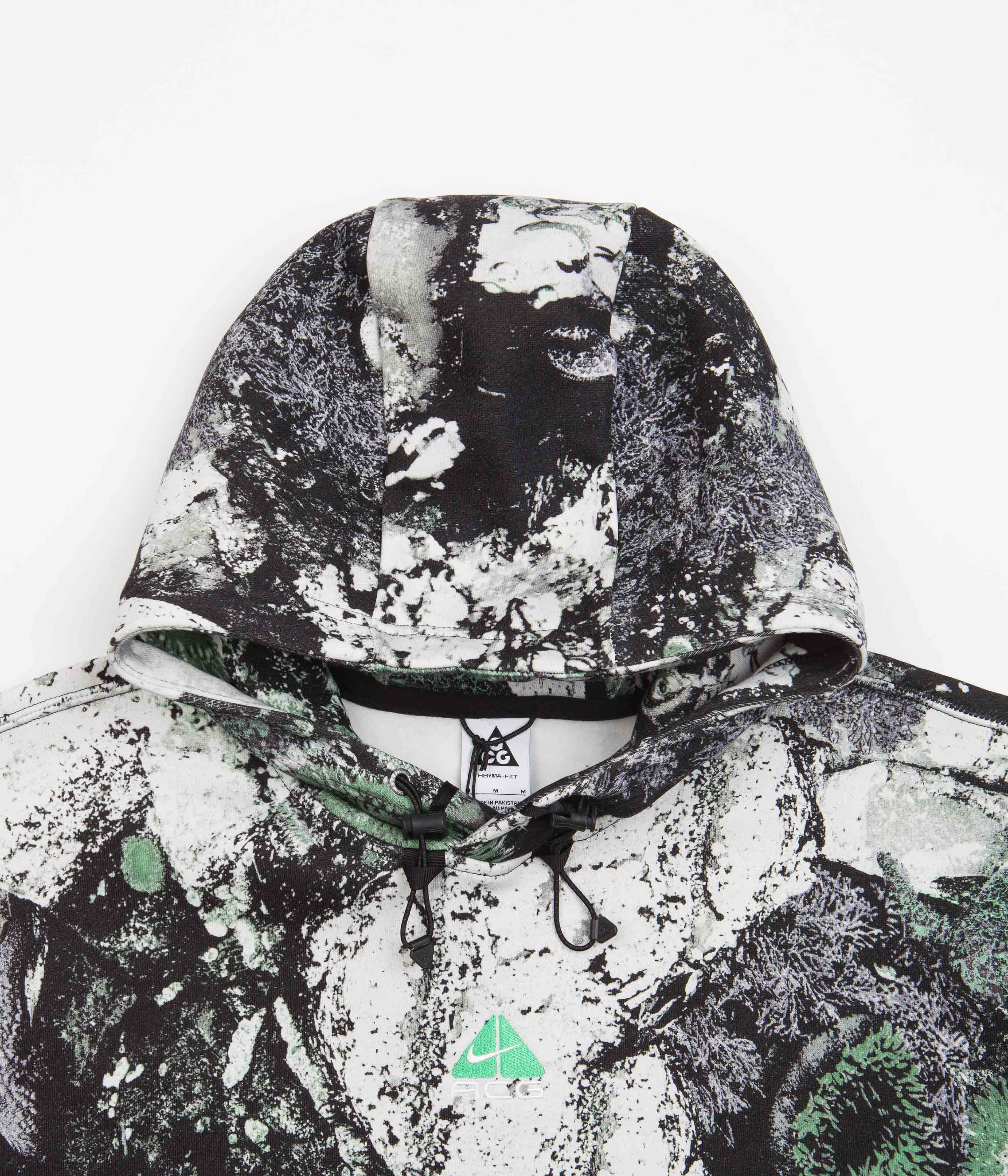 Nike ACG Tuff Fleece Hoodie - Ashen Slate / Black / Summit White - Image 4