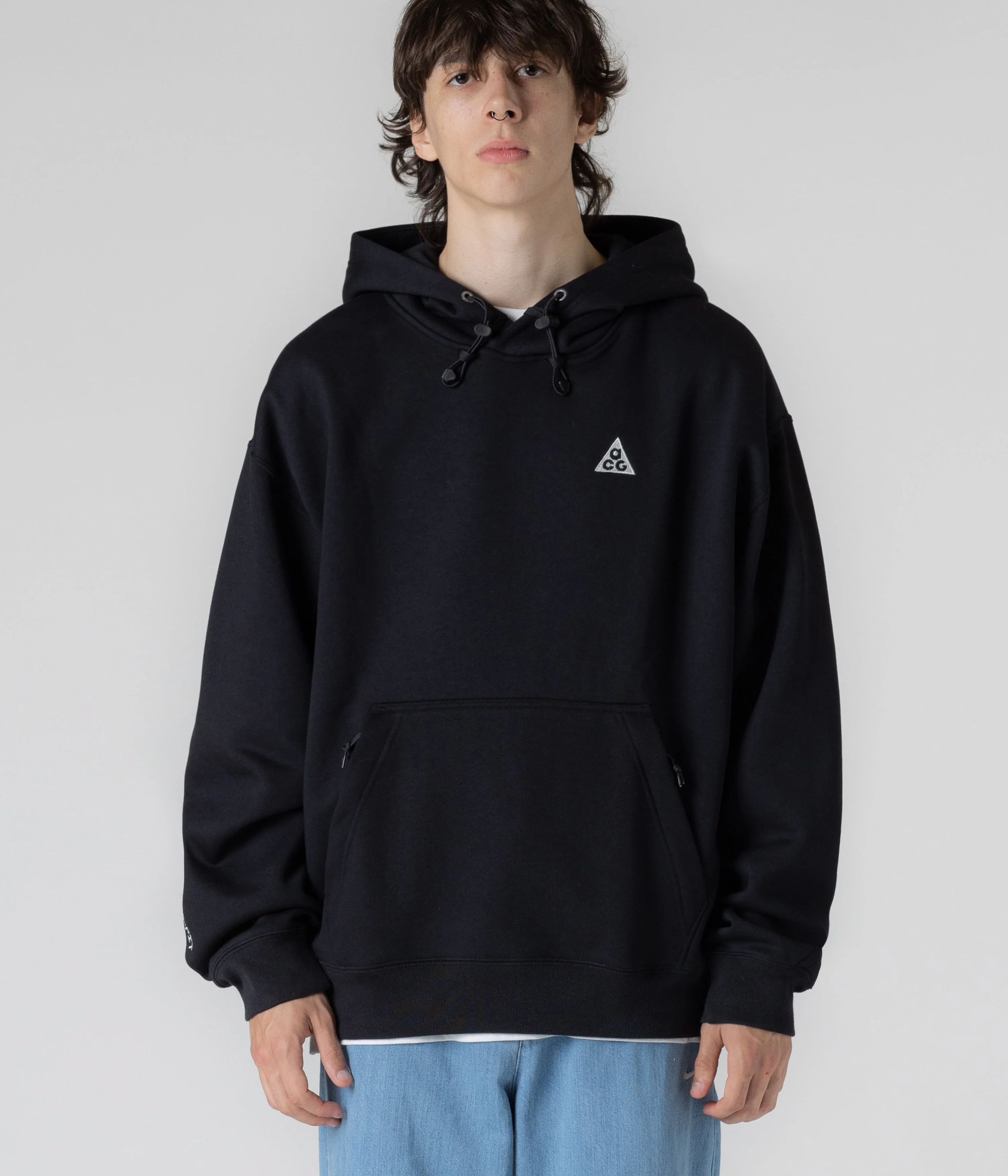 Nike ACG Tuff Fleece Hoodie - Black / Summit White / Summit White - Image 6