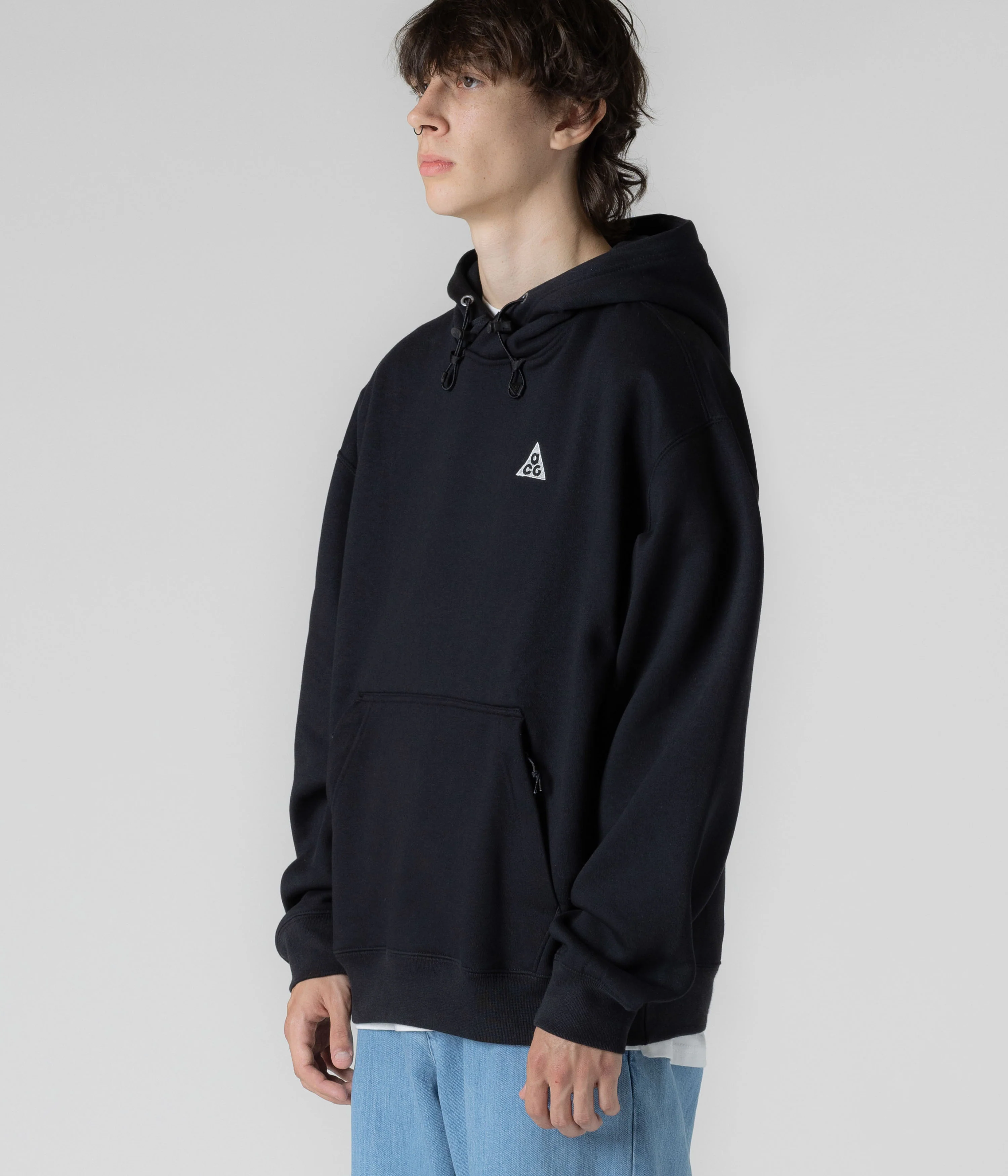 Nike ACG Tuff Fleece Hoodie - Black / Summit White / Summit White - Image 7