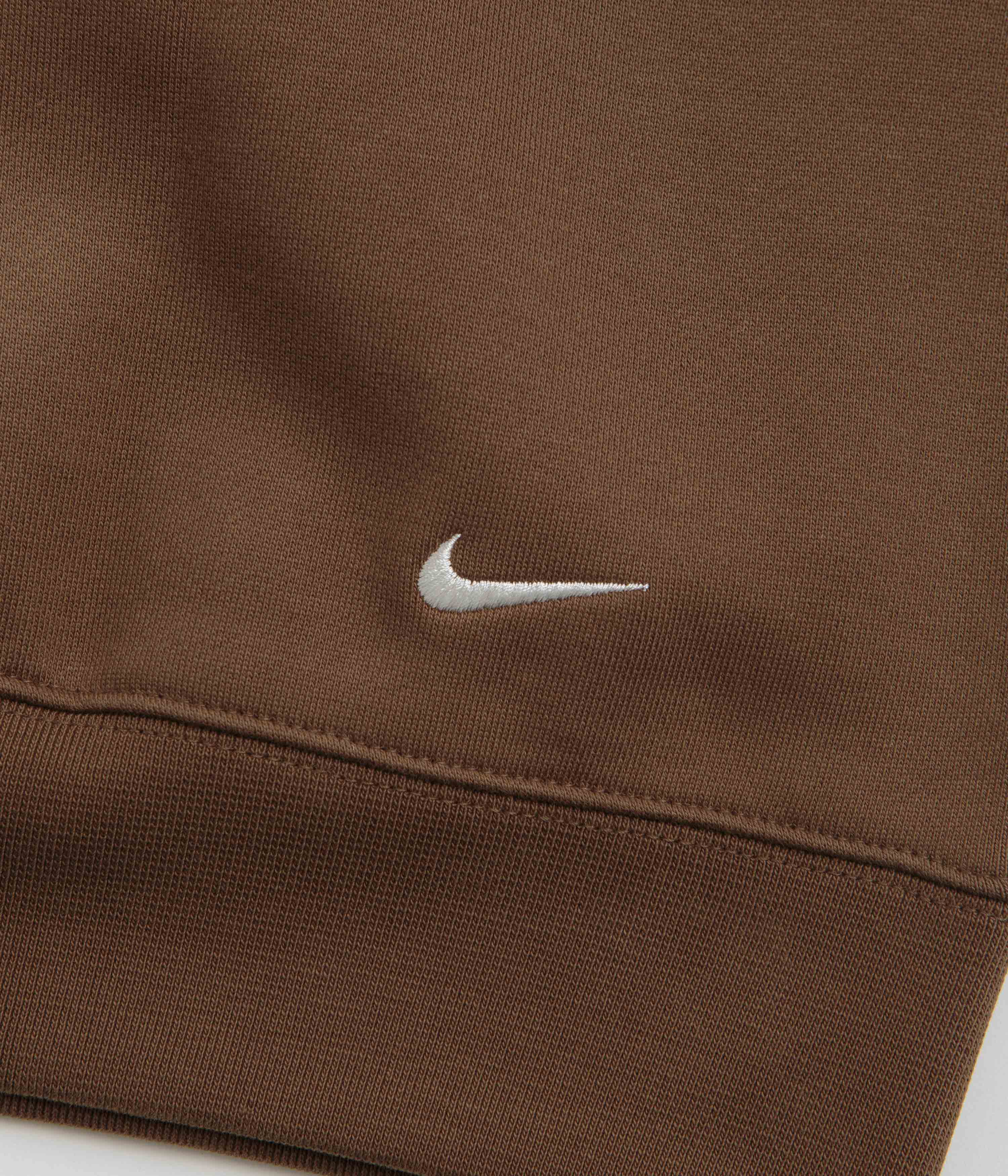 Nike ACG Tuff Fleece Triangle Hoodie - Mosswood Brown / Light Khaki / Summit White - Image 6