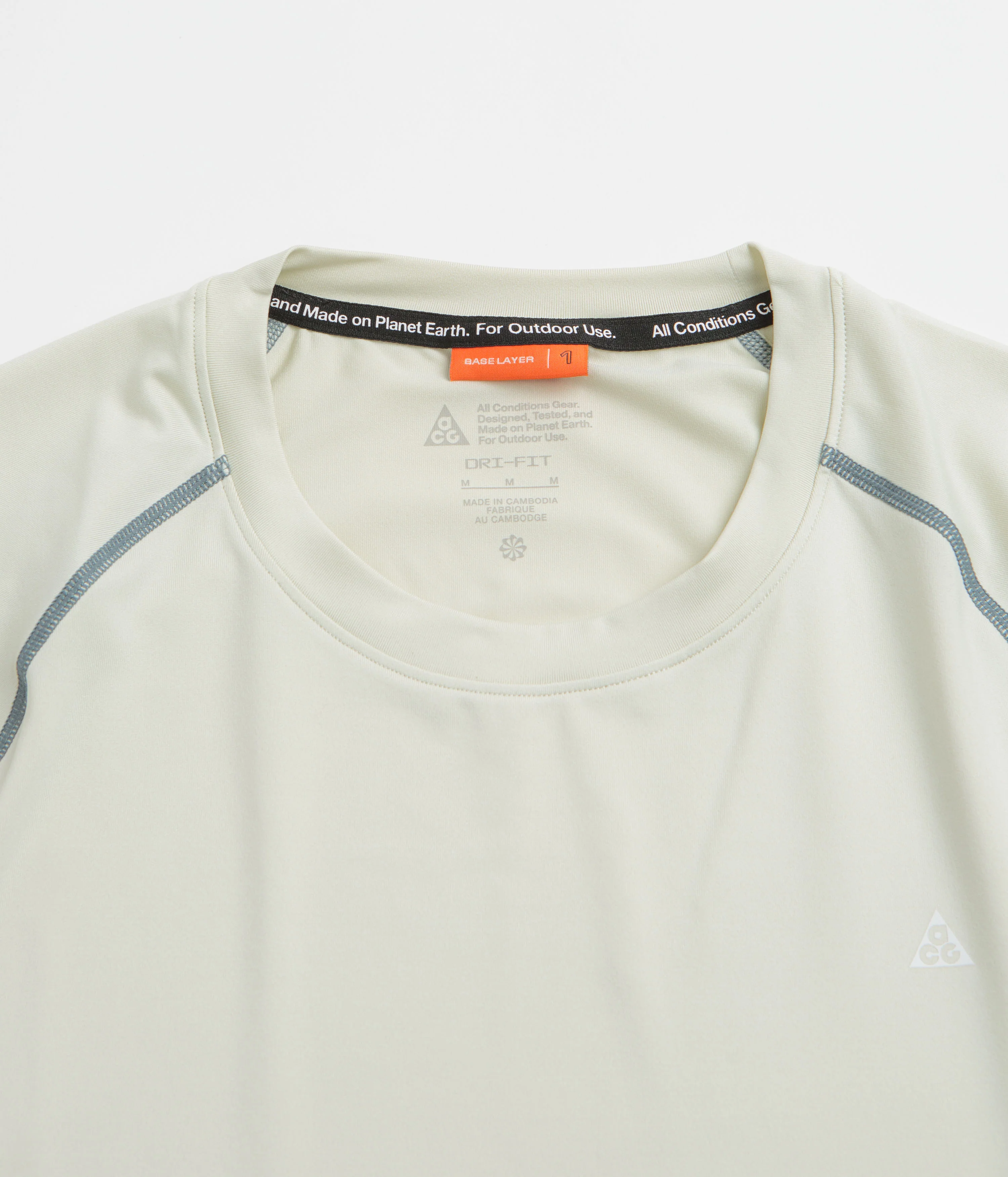 Nike ACG Wildsee T-Shirt - Sea Glass / Black Spruce / Summit White - Image 2