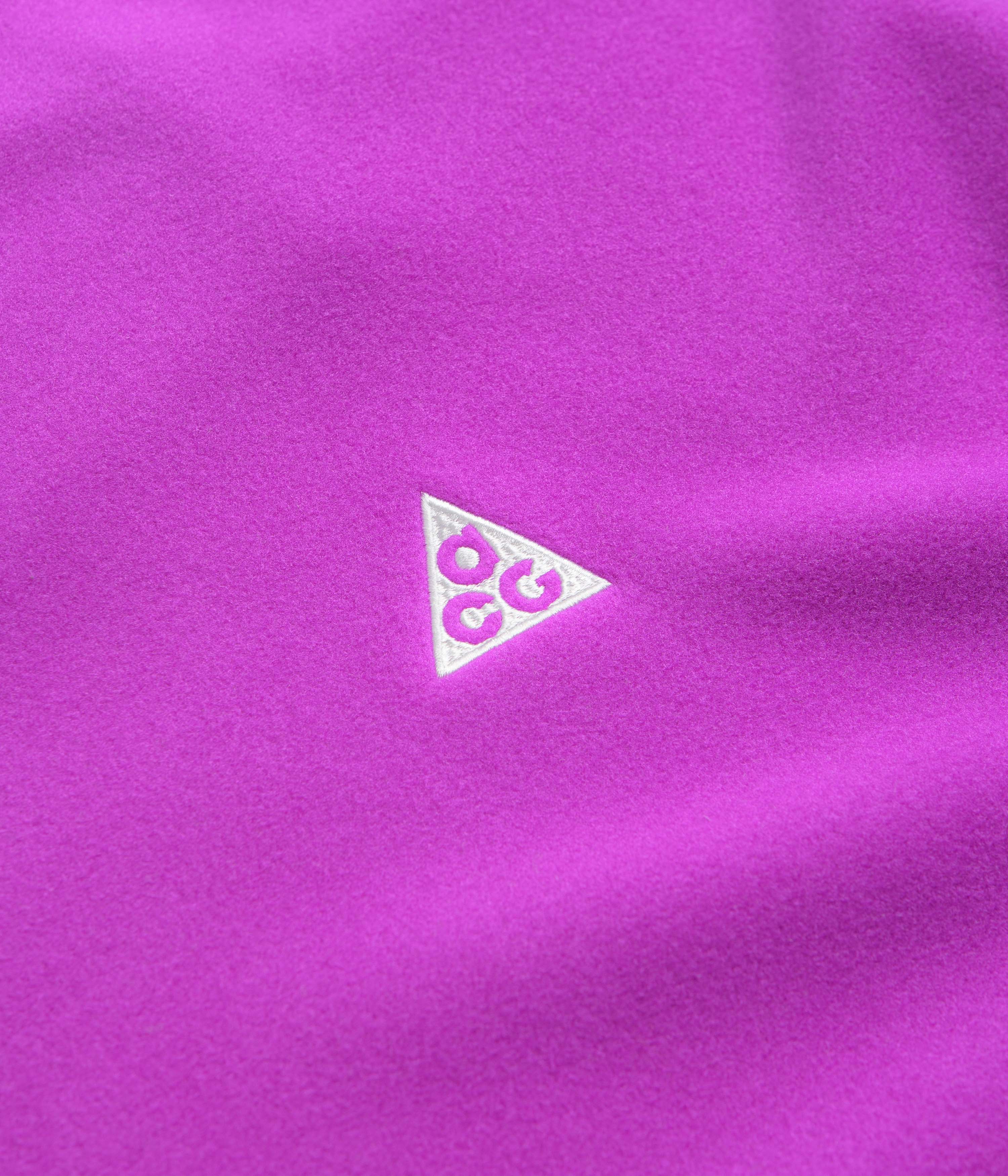 Nike ACG Wolf Tree Crewneck Sweatshirt  - Vivid Purple / Black / Summit White - Image 3