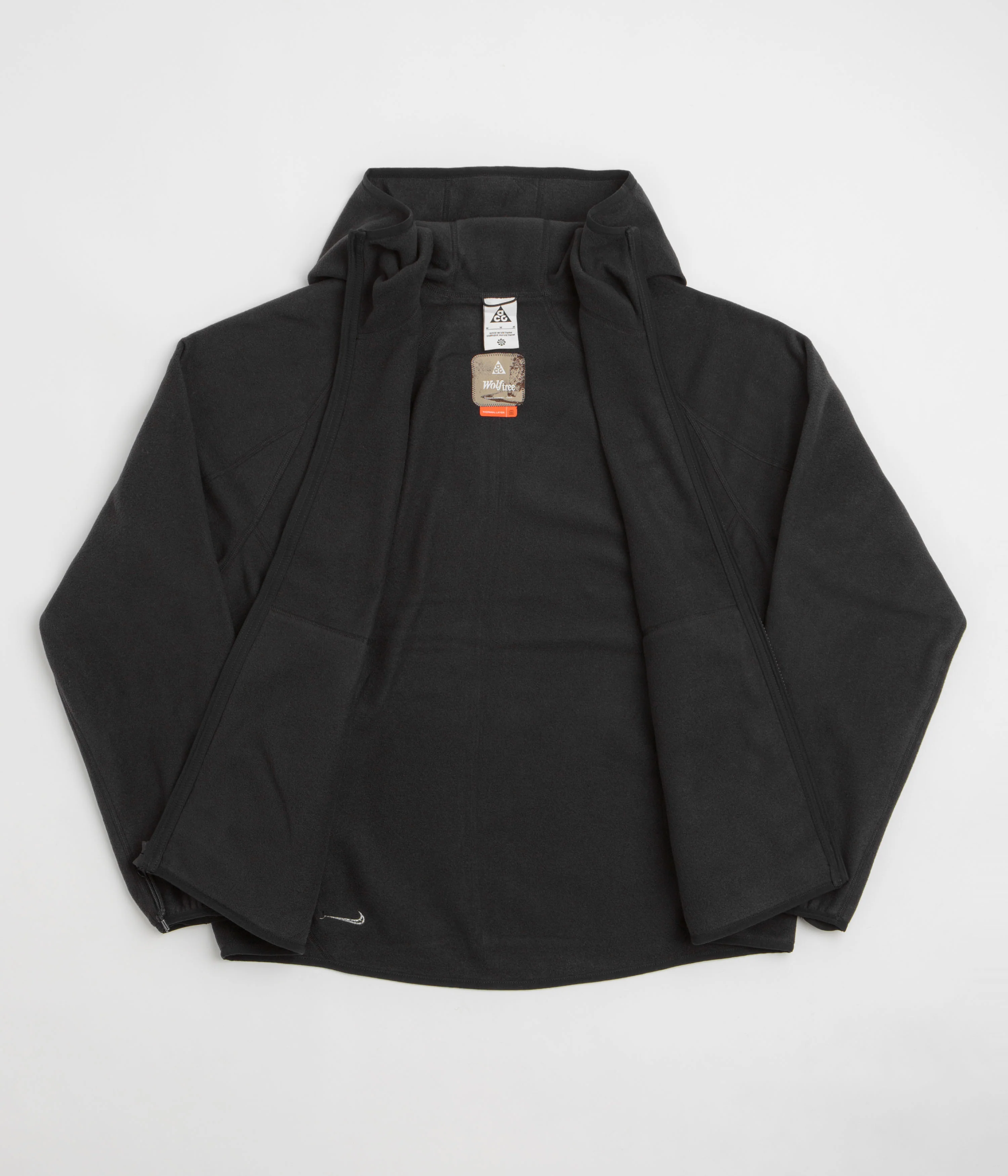 Nike ACG Wolf Tree Full Zip Hoodie - Black / Anthracite / Summit White - Image 2