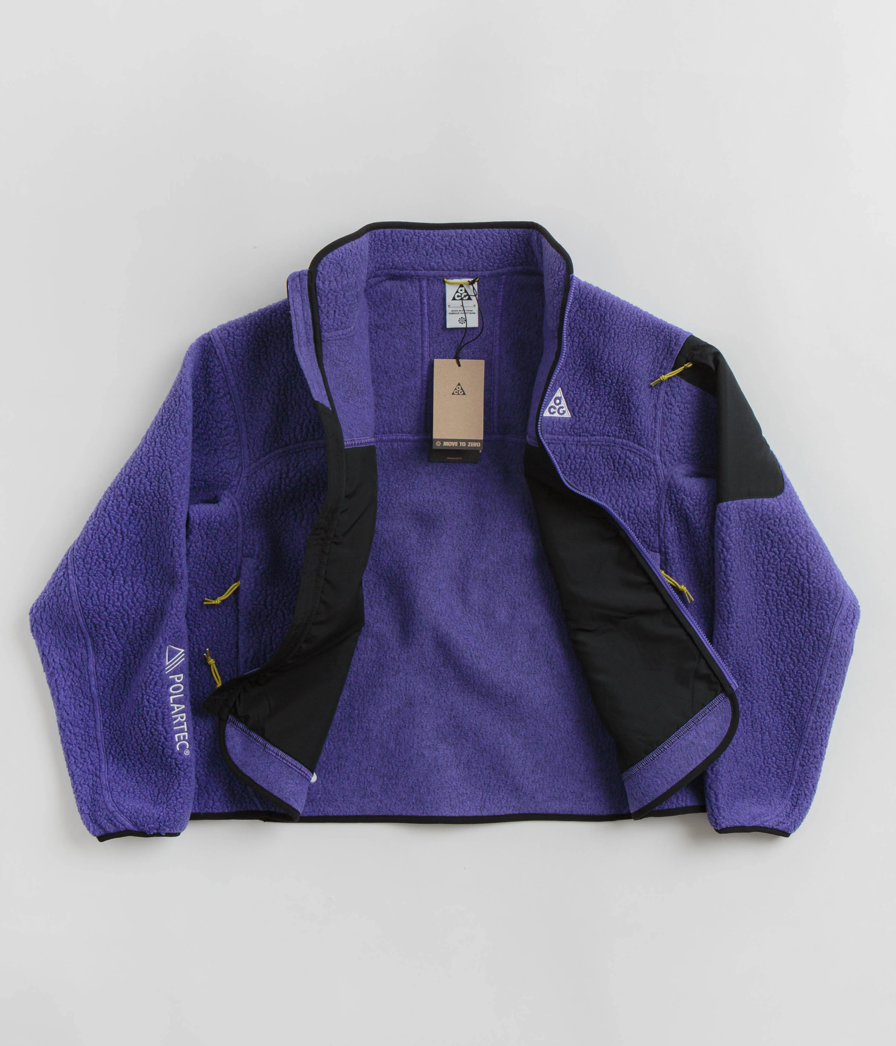 Nike ACG Womens Arctic Wolf Full-Zip Fleece - Persian Violet / Black / Summit White - Image 2