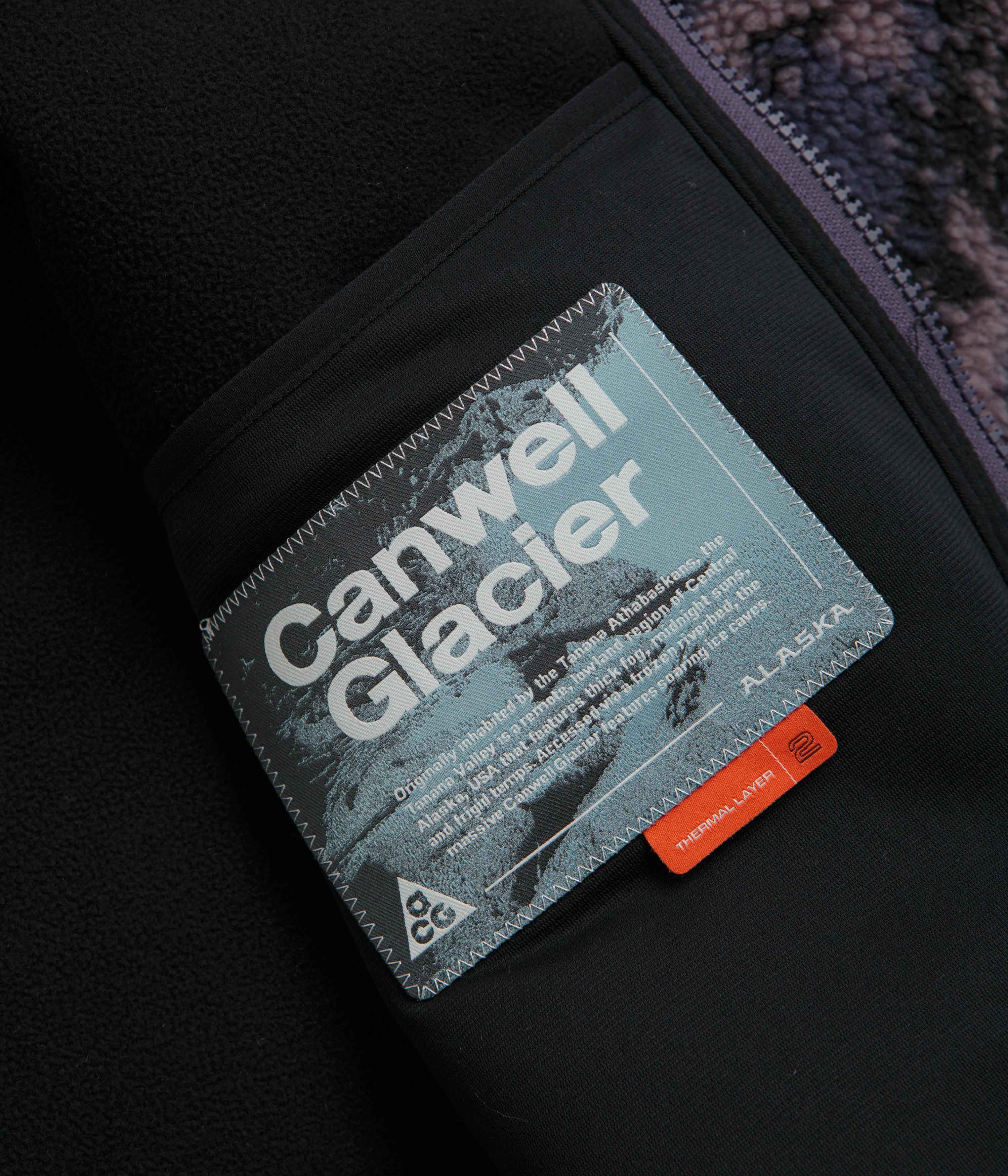 Nike ACG Womens Canwell Glacier Fleece - Dark Raisin / Black / Black / Summit White - Image 6