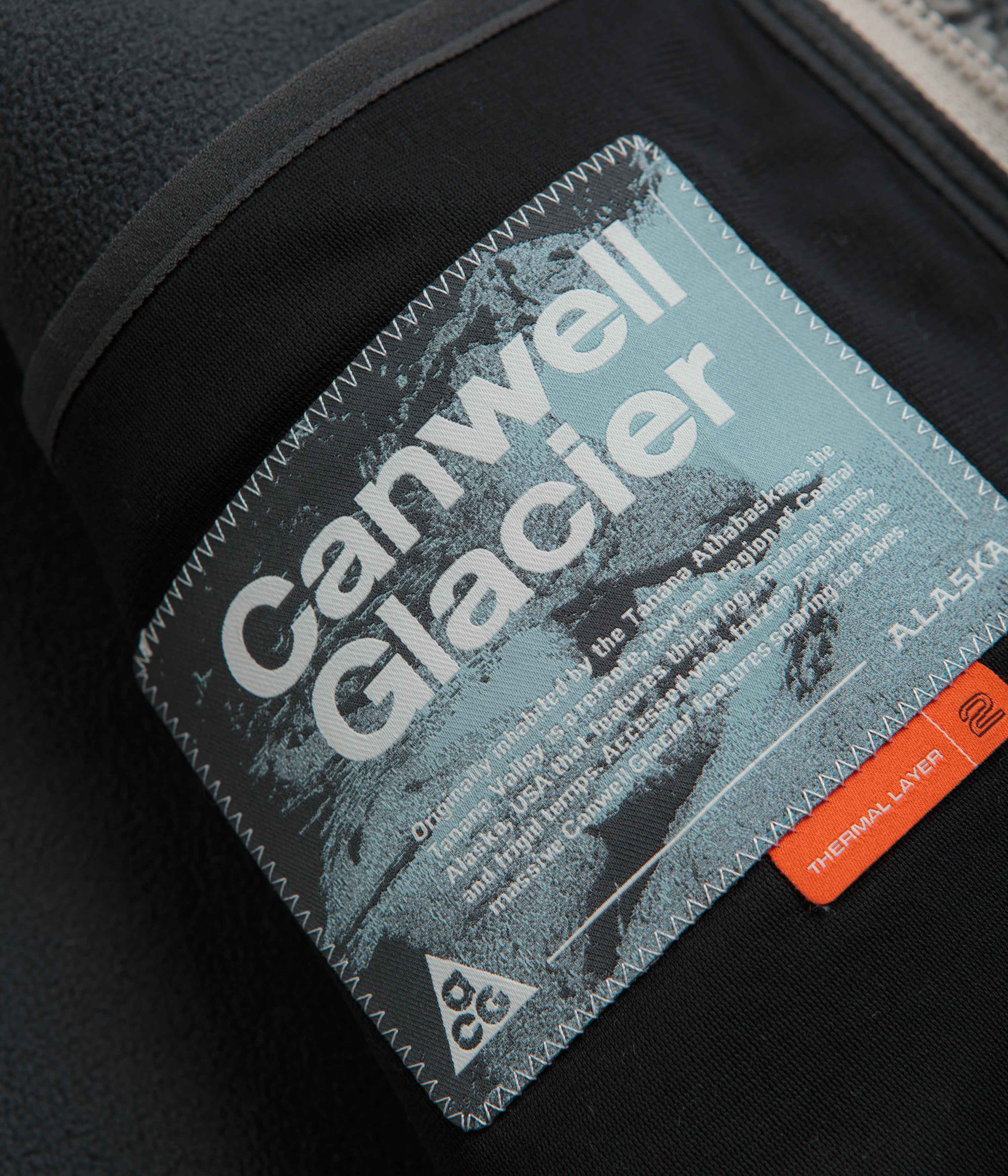 Nike ACG Womens Canwell Glacier Fleece - Light Orewood Brown / Black / Summit White - Image 6