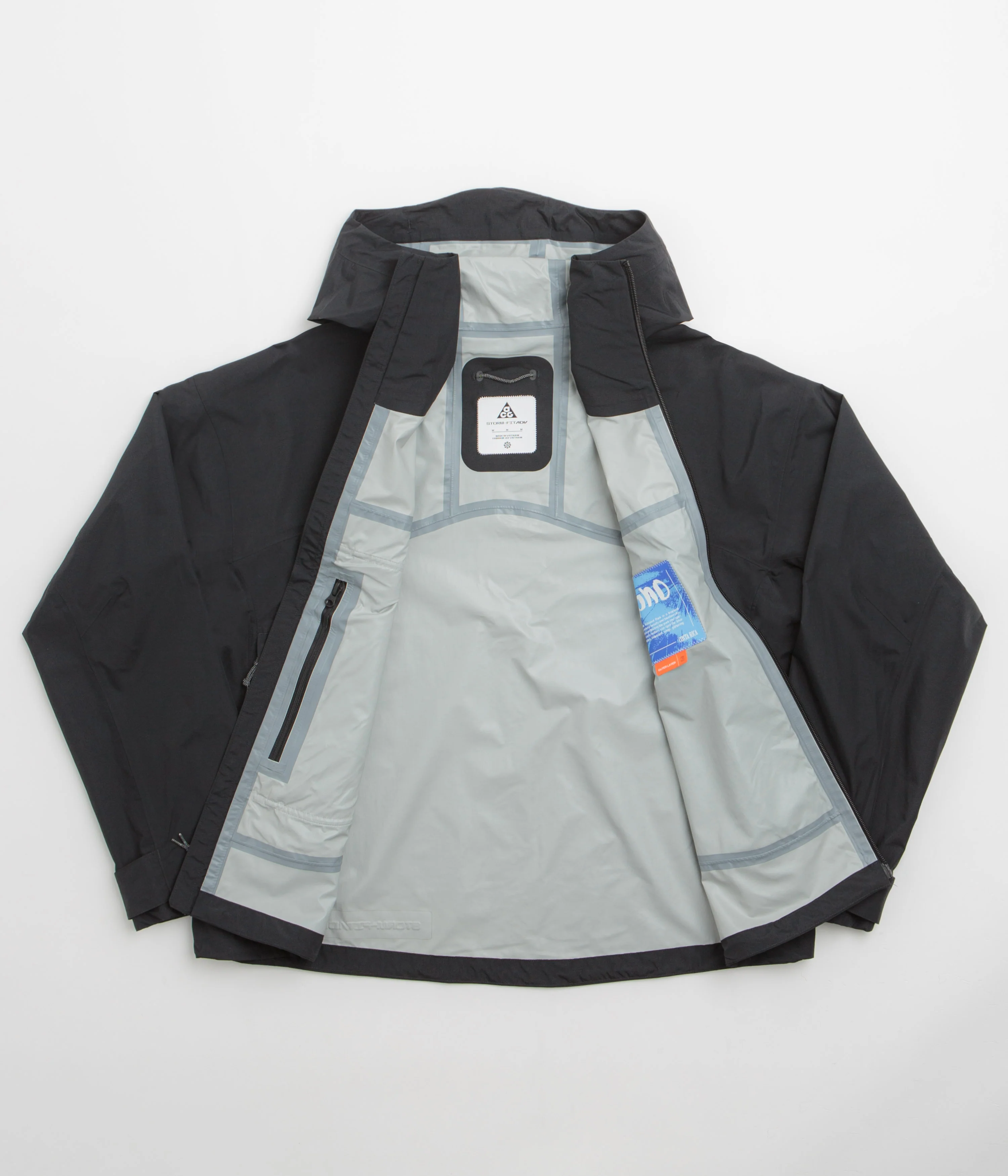 Nike ACG Womens Morpho Rain Jacket - Black / Summit White - Image 2