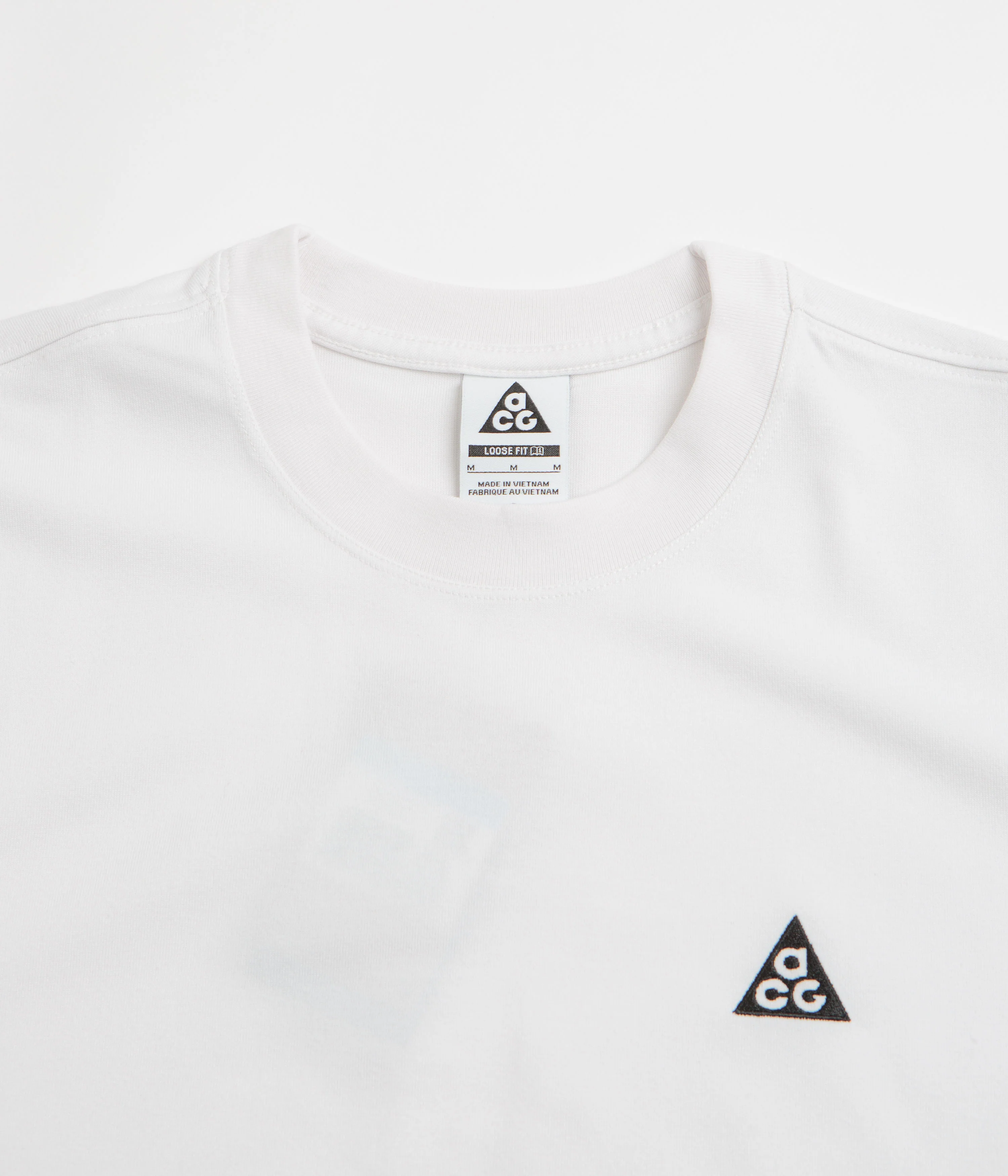 Nike ACG Womens NRG Logo T-Shirt - Summit White / Black - Image 3