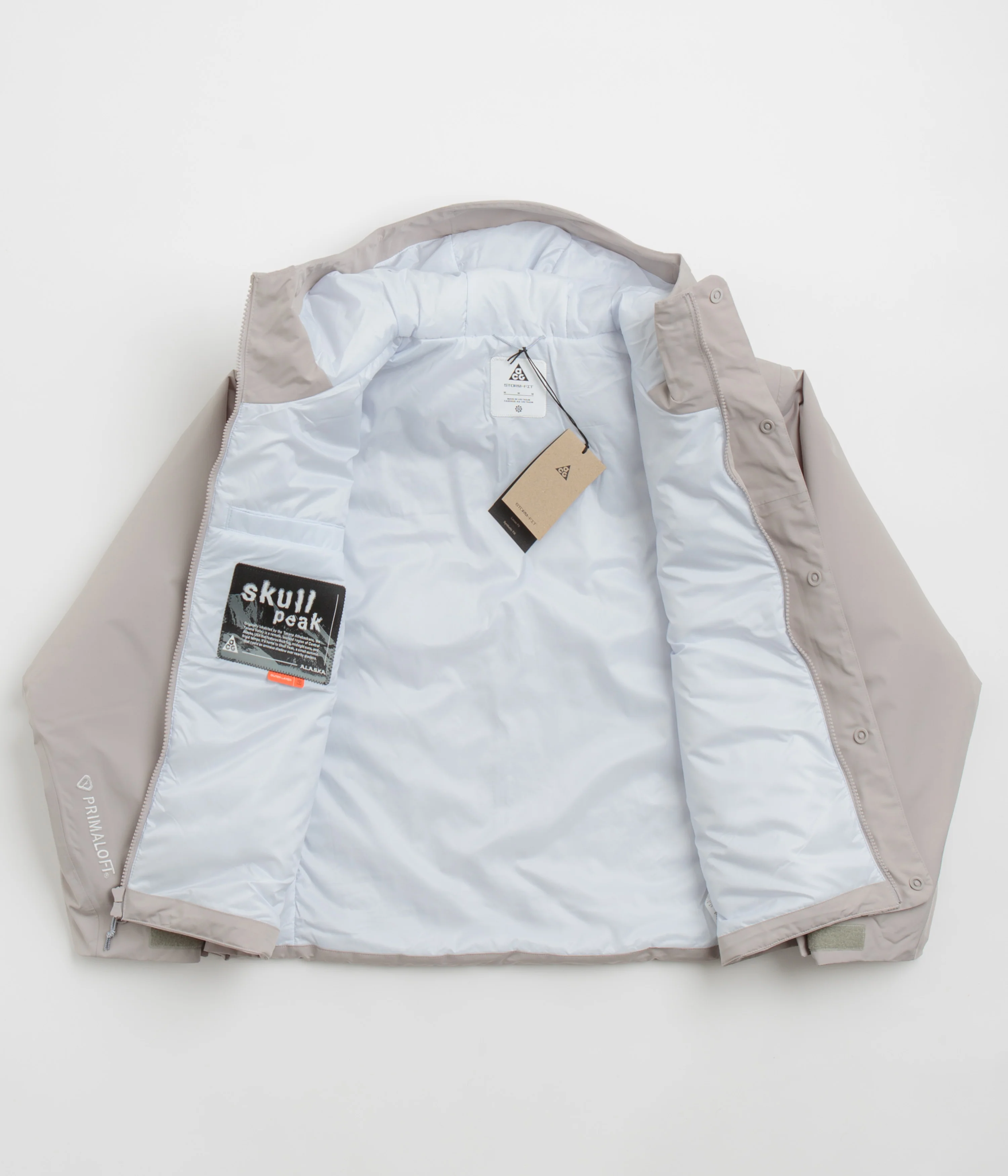 Nike ACG Womens Skull Peak Jacket - College Grey / Football Grey / Summit White - Image 2
