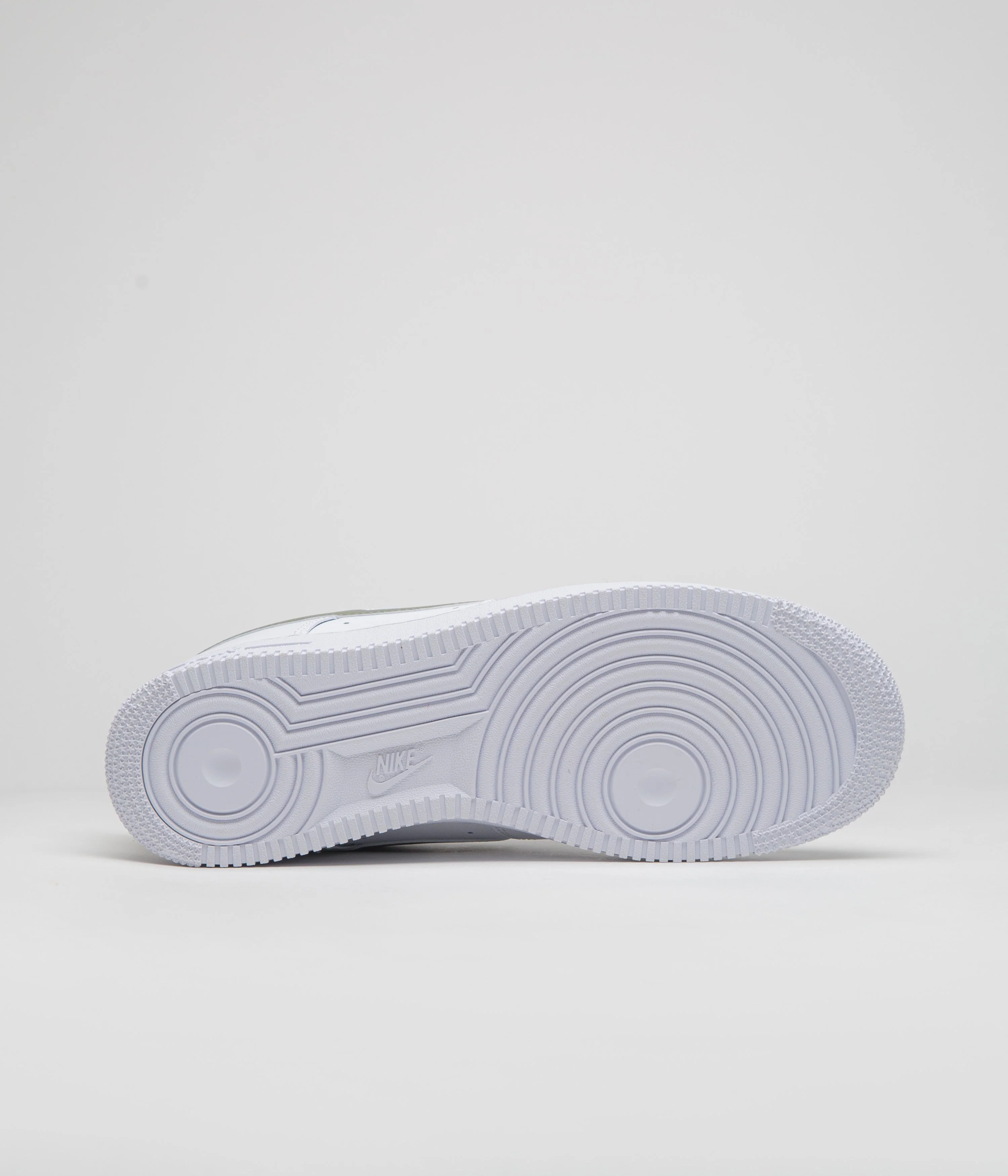 Nike Air Force 1 '07 Shoes - White / Light Army - Image 6