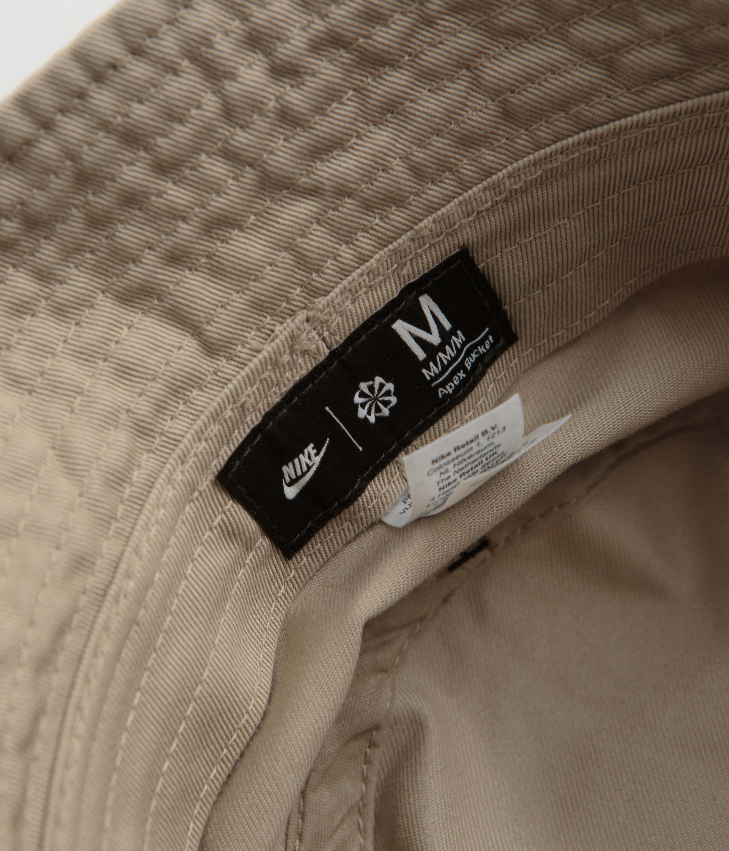 Nike Apex Futura Washed Bucket Hat - Khaki / White - Image 3