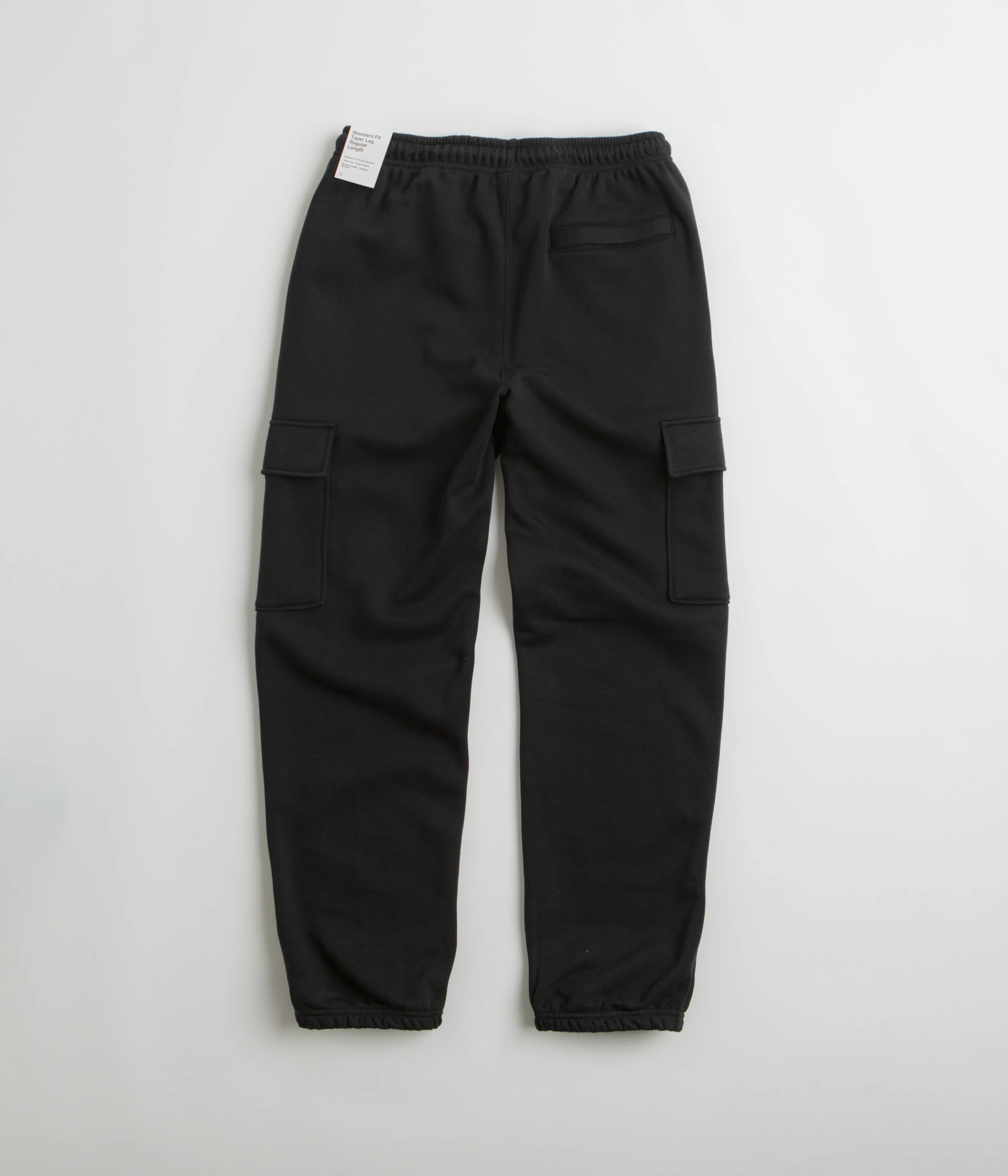 Nike Club Cargo Pants - Black / Black / White - Image 3