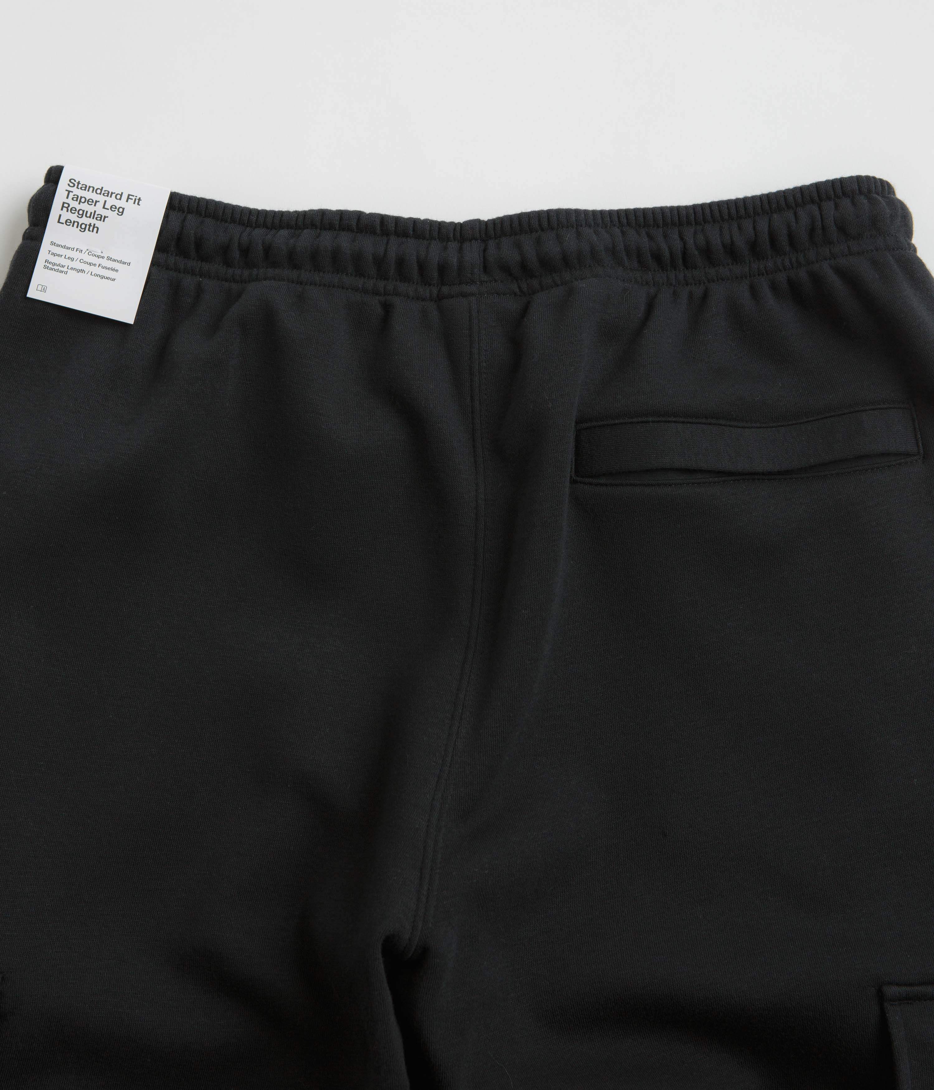 Nike Club Cargo Pants - Black / Black / White - Image 6