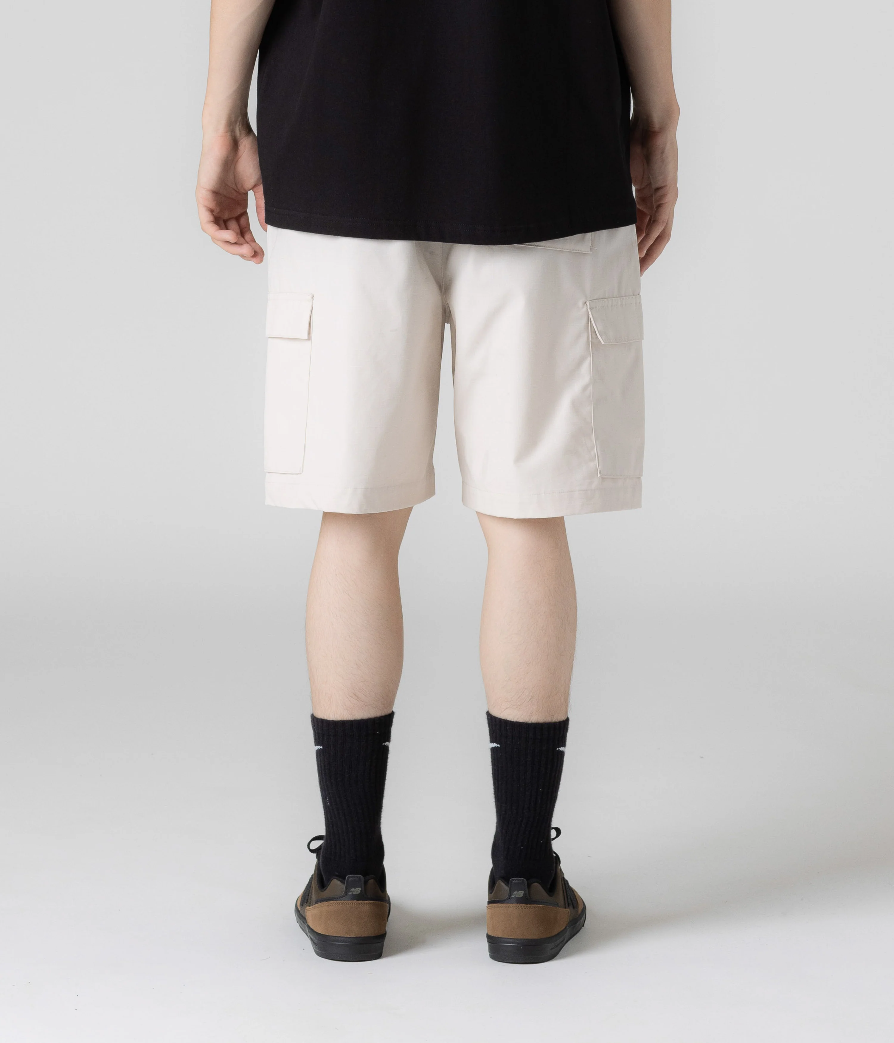 Nike Club Cargo Shorts - Light Orewood Brown / White - Image 9