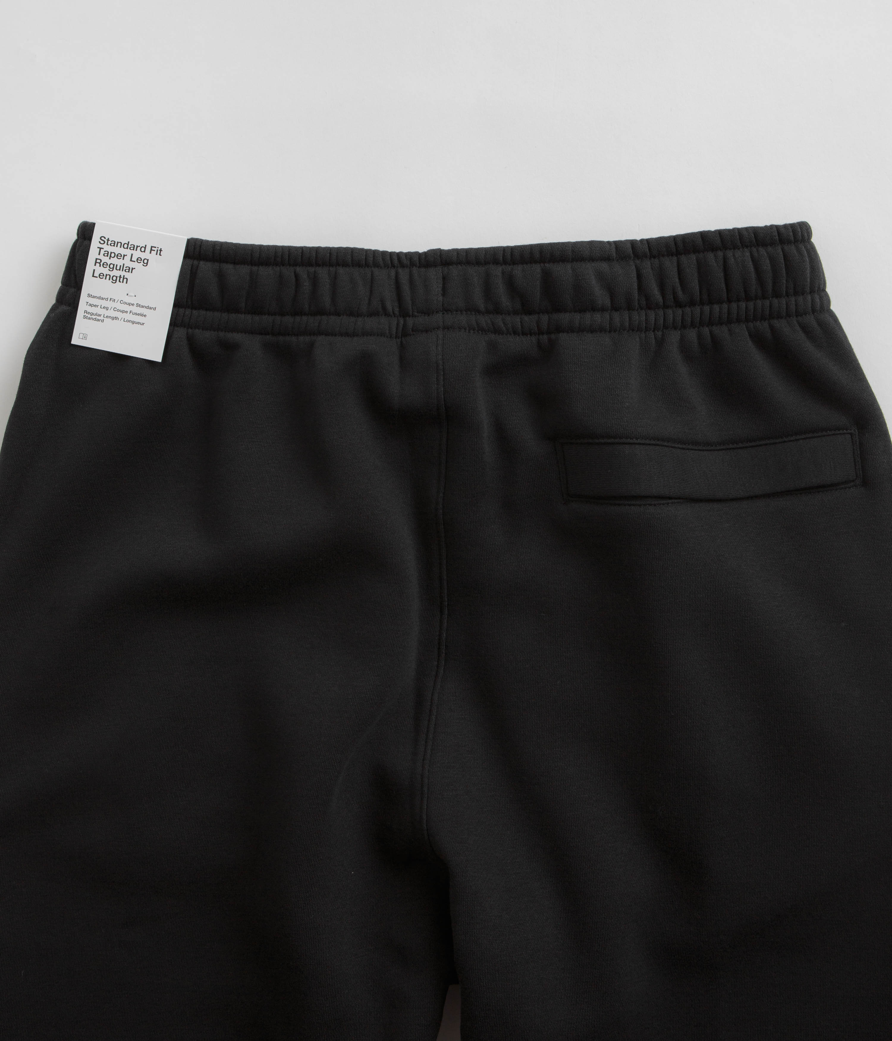 Nike Club Fleece Joggers - Black / Black / White - Image 5