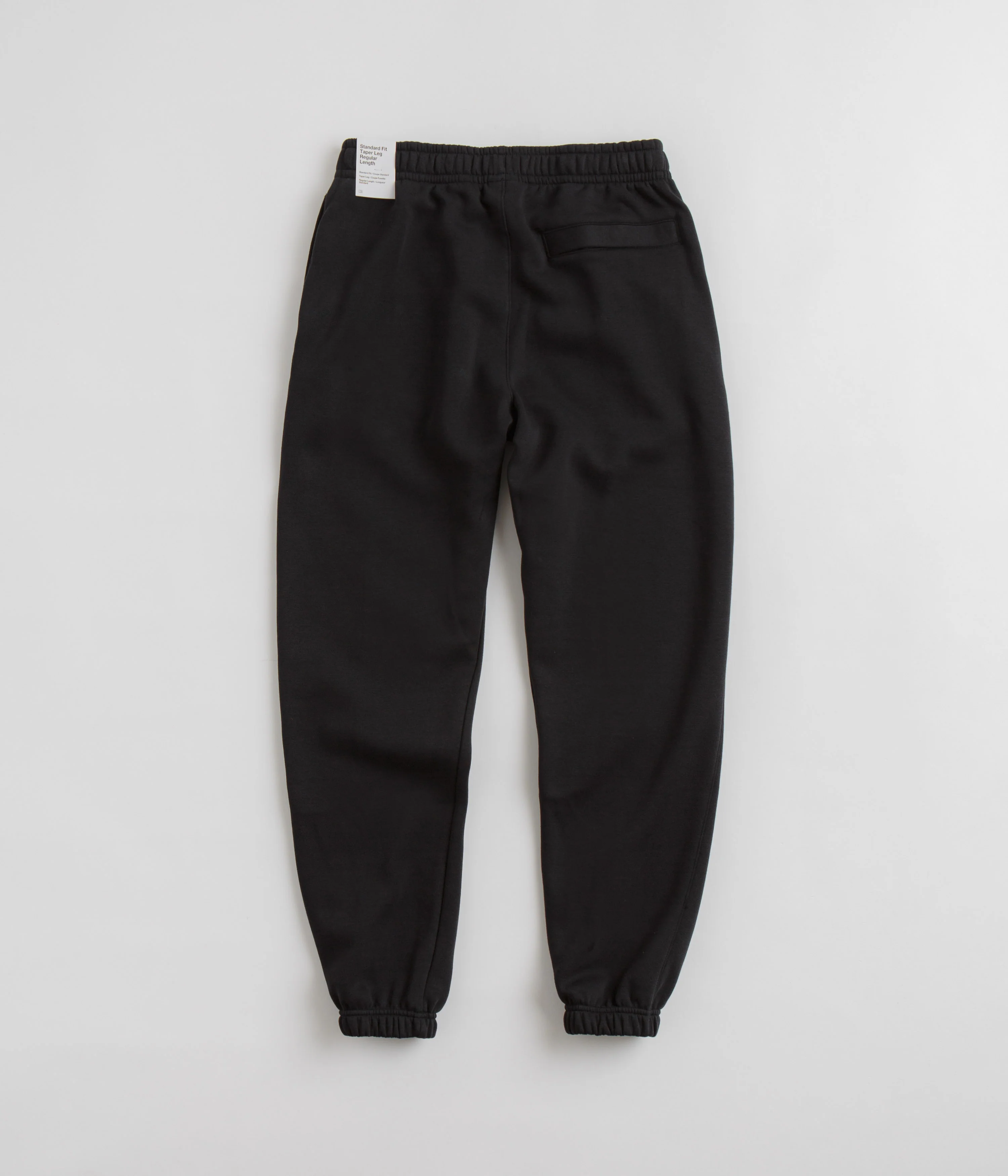 Nike Club Fleece Sweatpants - Black / Black / White - Image 3