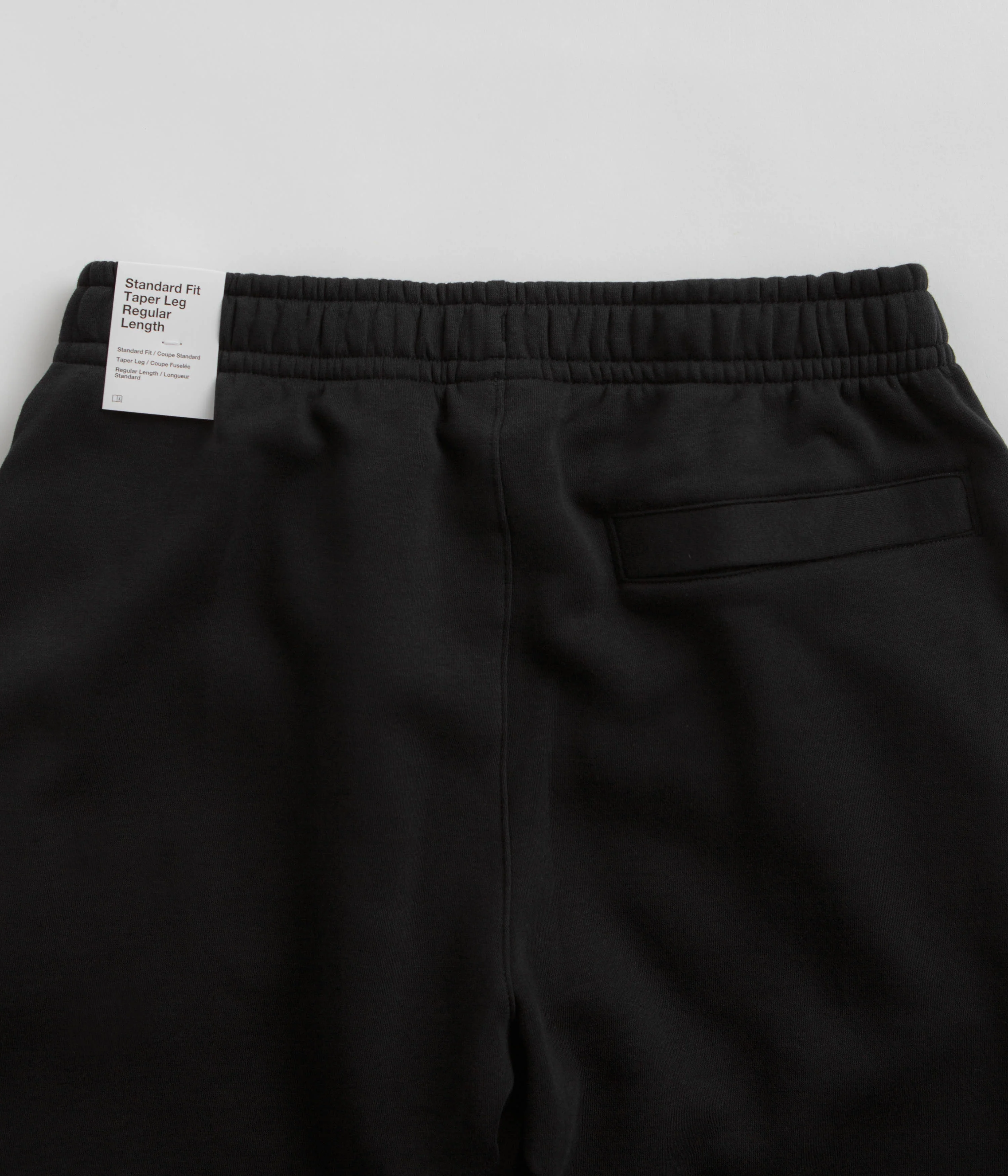 Nike Club Fleece Sweatpants - Black / Black / White - Image 5