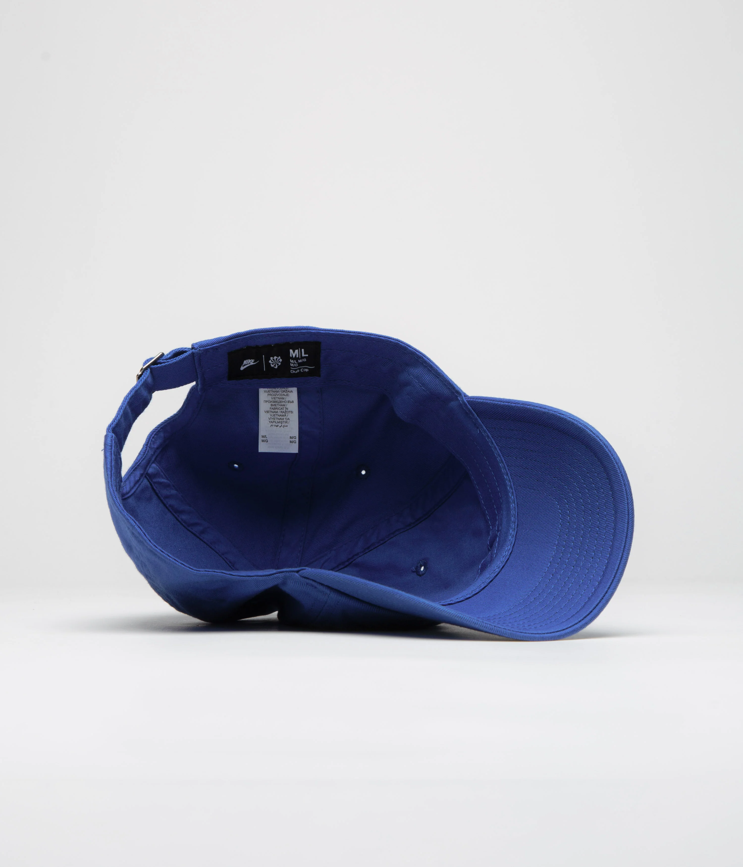 Nike Club Futura Wash Cap - Game Royal / White - Image 4