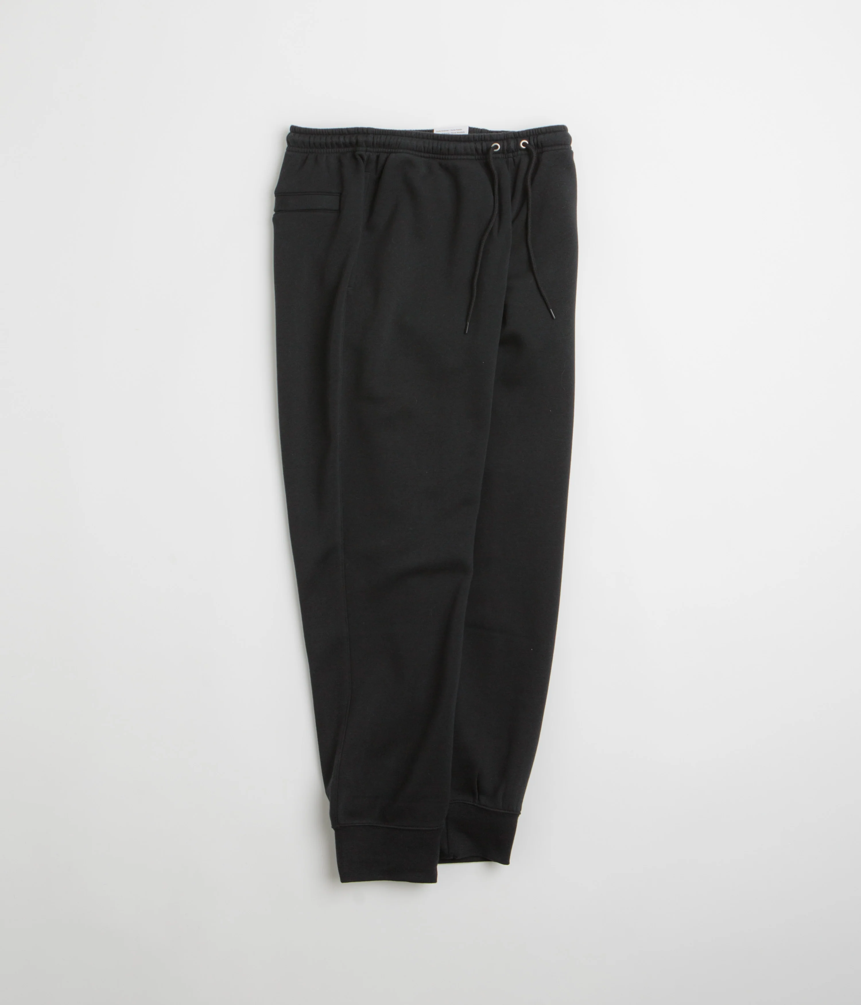 Nike Club Joggers - Black / Black / White - Image 2