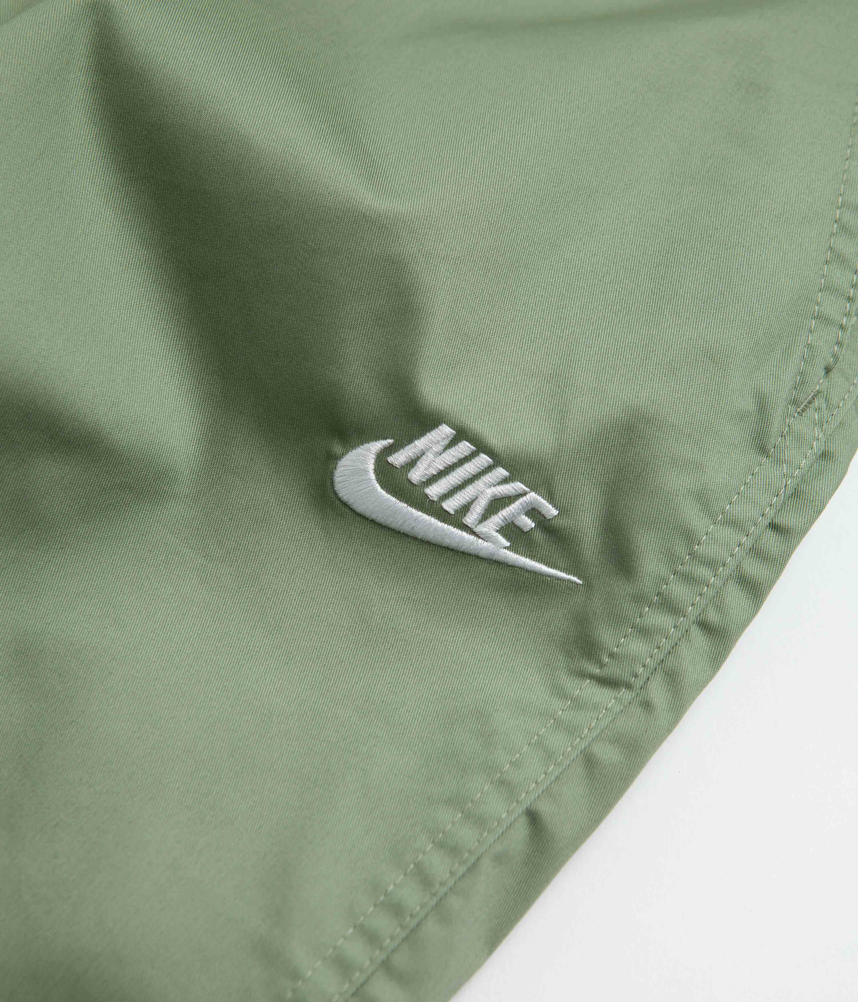 Nike Club Straight Leg Pants - Oil Green / White - Image 6