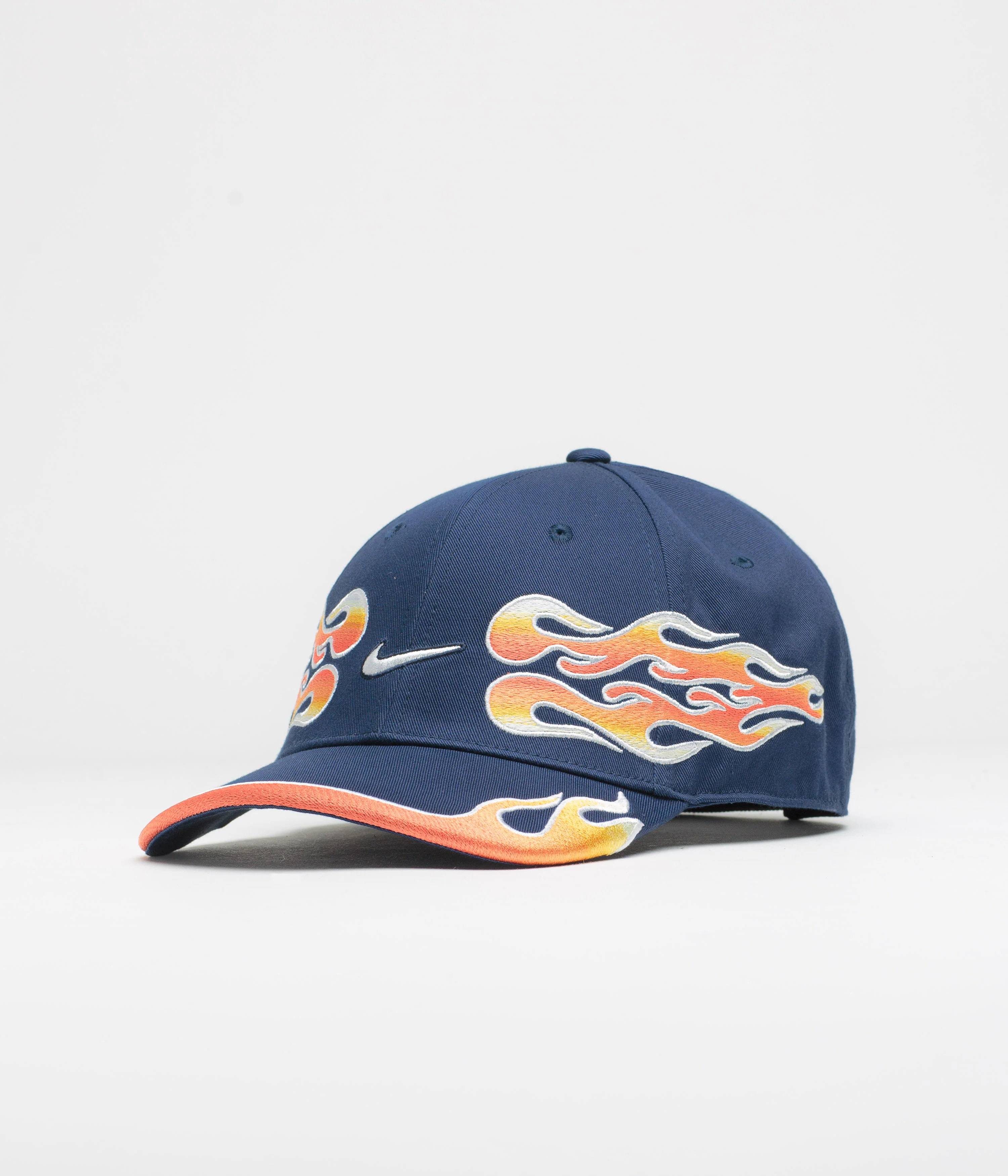 Nike Club Structured OG Flame Cap - Midnight Navy