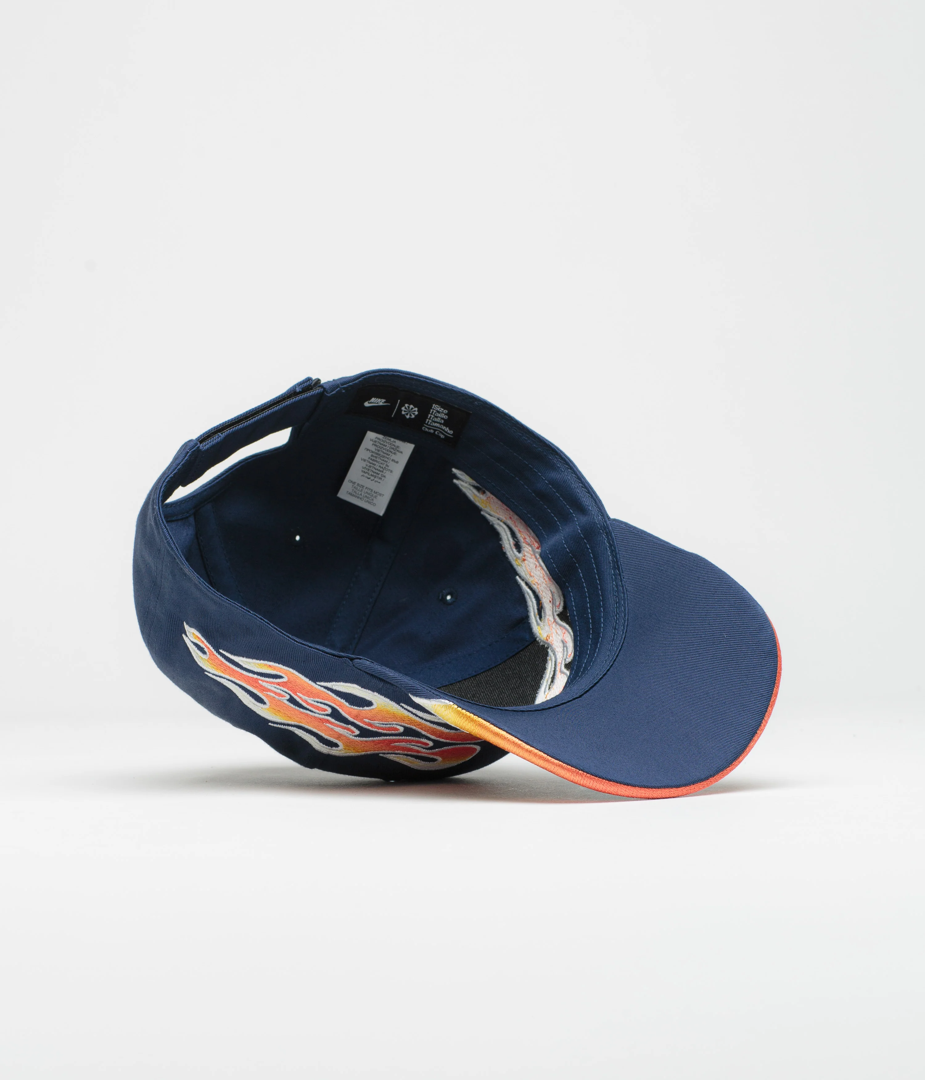 Nike Club Structured OG Flame Cap - Midnight Navy - Image 4