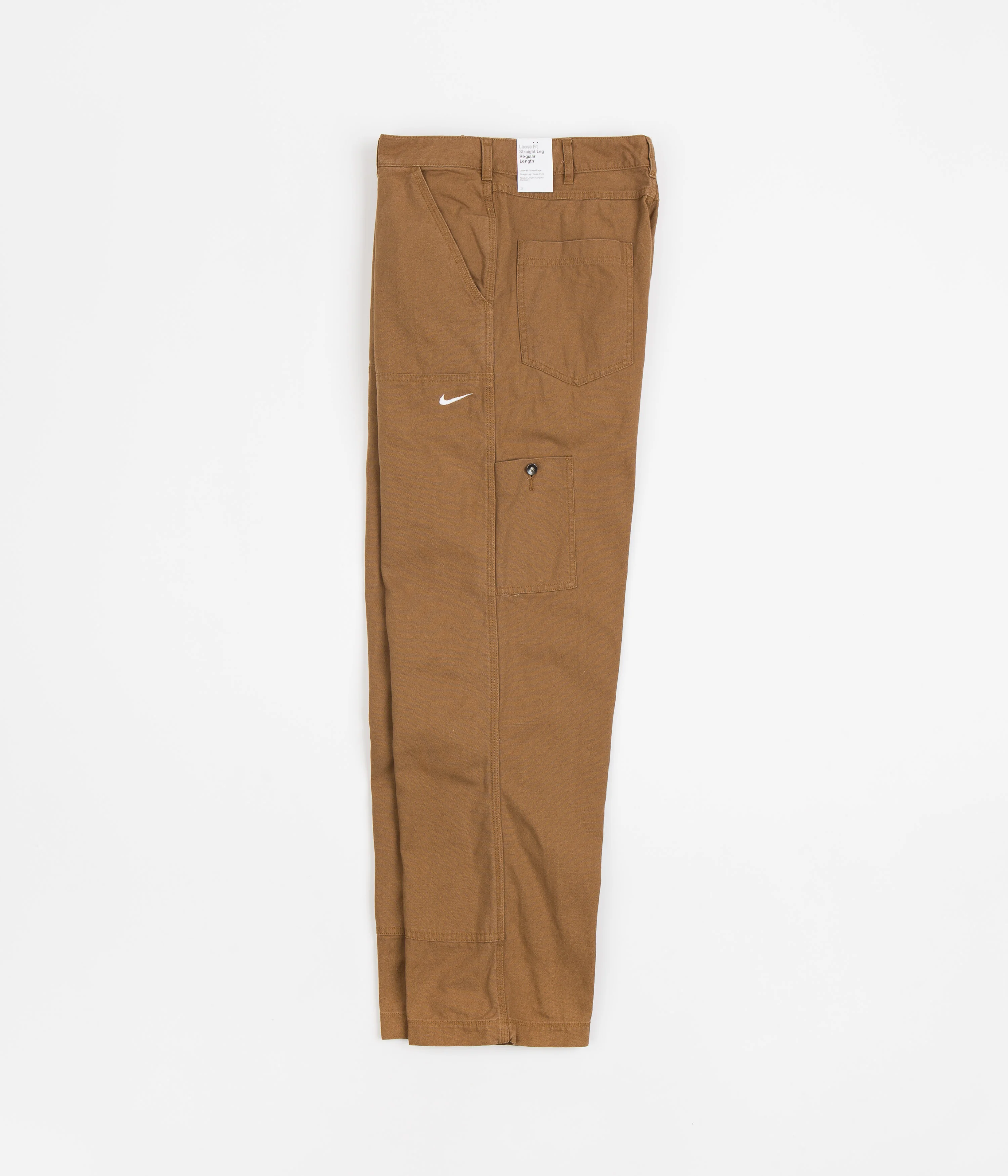 Nike Double Panel Unlined Pants - Ale Brown / White - Image 2