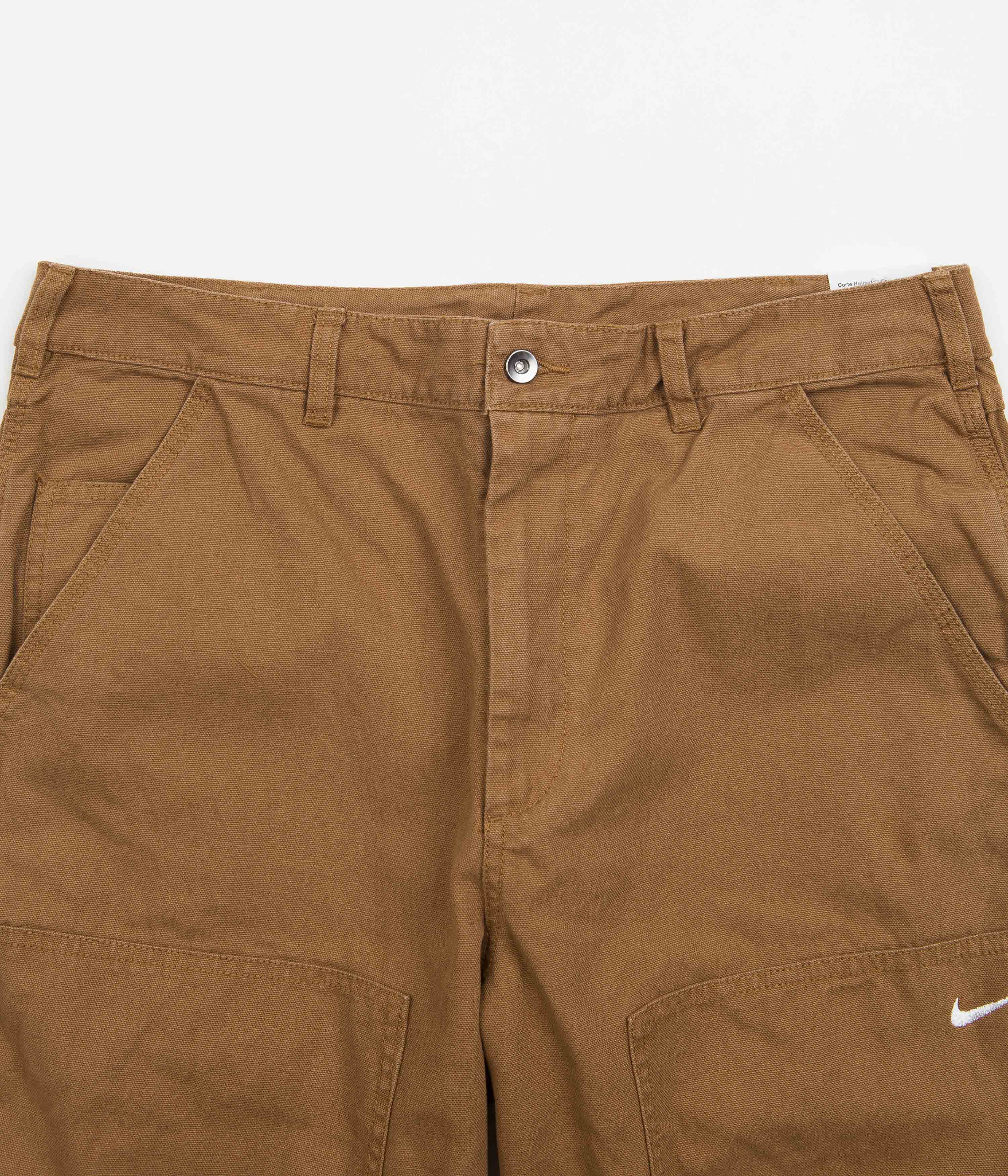 Nike Double Panel Unlined Pants - Ale Brown / White - Image 4