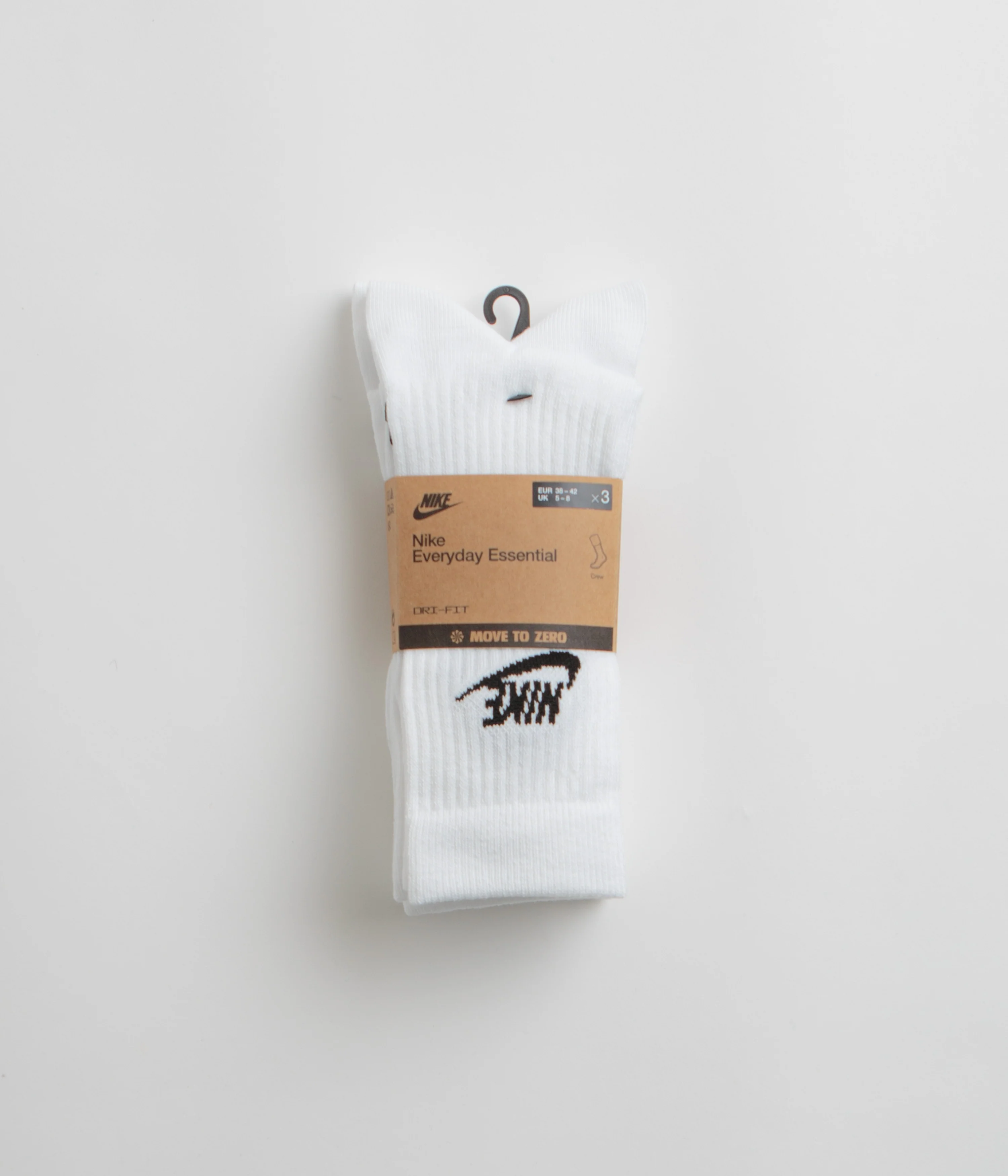 Nike Everyday Essential Crew Socks (3 Pair) - White / Black / Black - Image 3