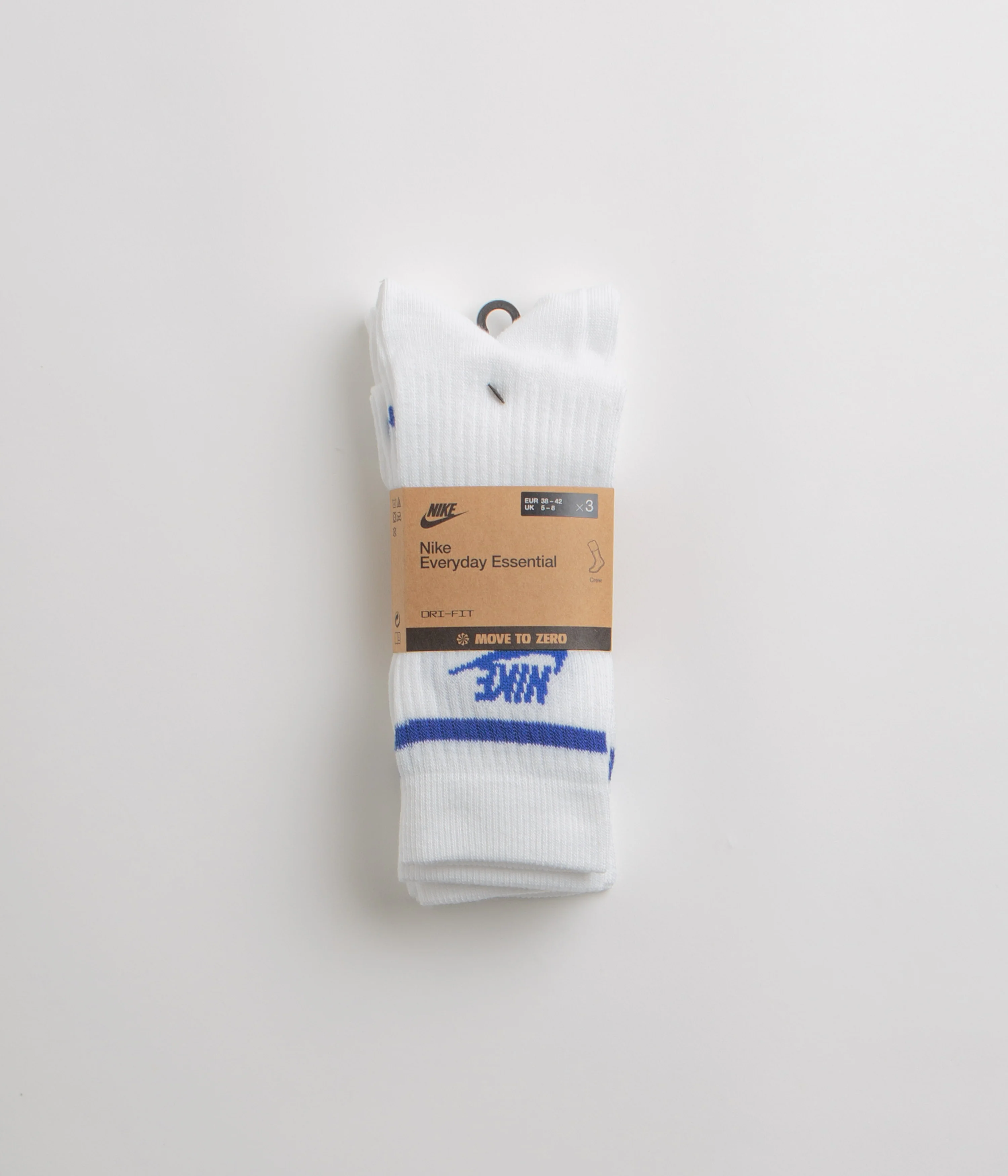 Nike Everyday Essential Crew Socks (3 Pair) - White / Game Royal / Game Royal - Image 3