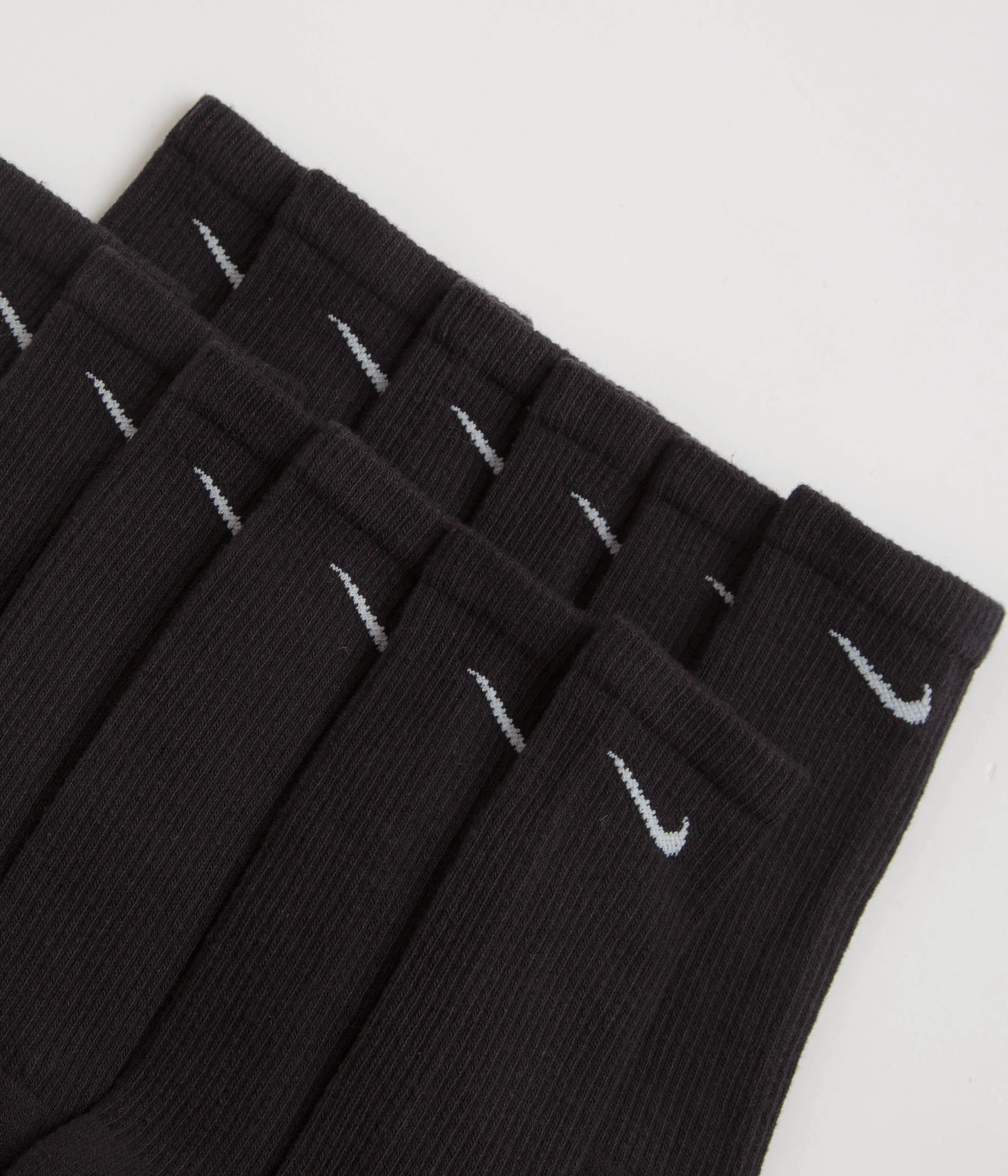 Nike Everyday Plus Cushioned Socks (6 Pack) - Black / White - Image 2