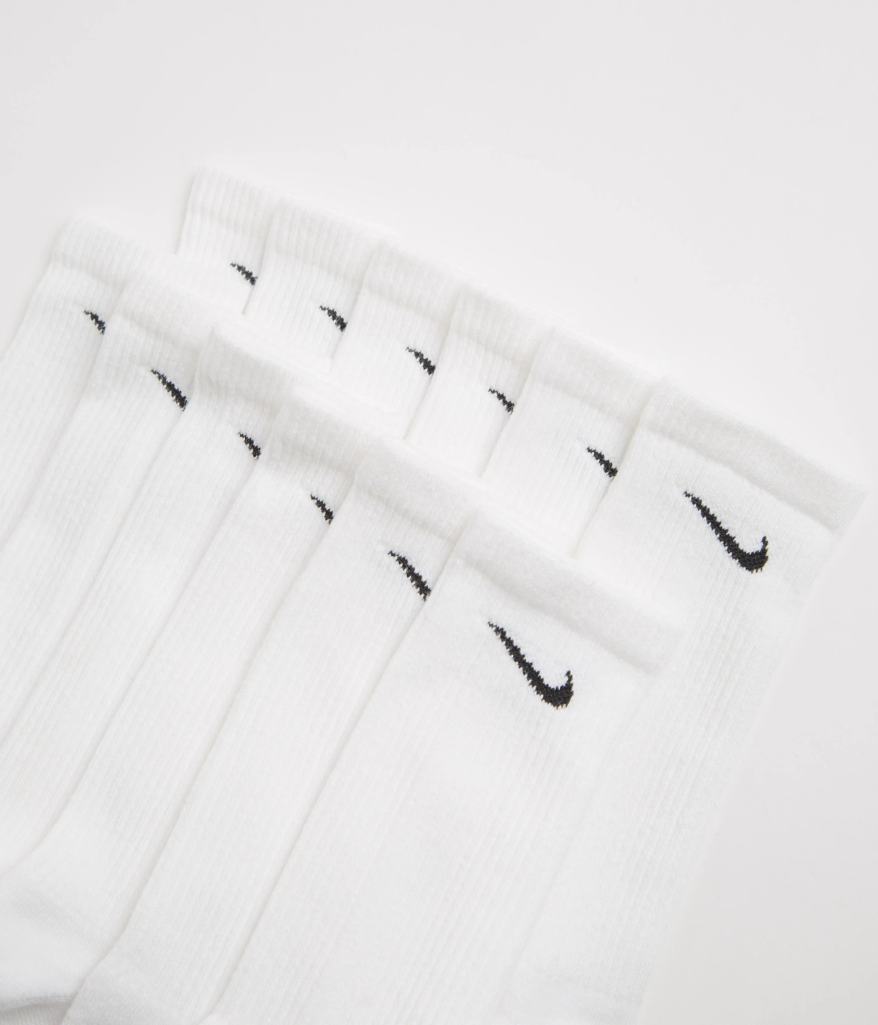 Nike Everyday Plus Cushioned Socks (6 Pack) - White / Black - Image 2