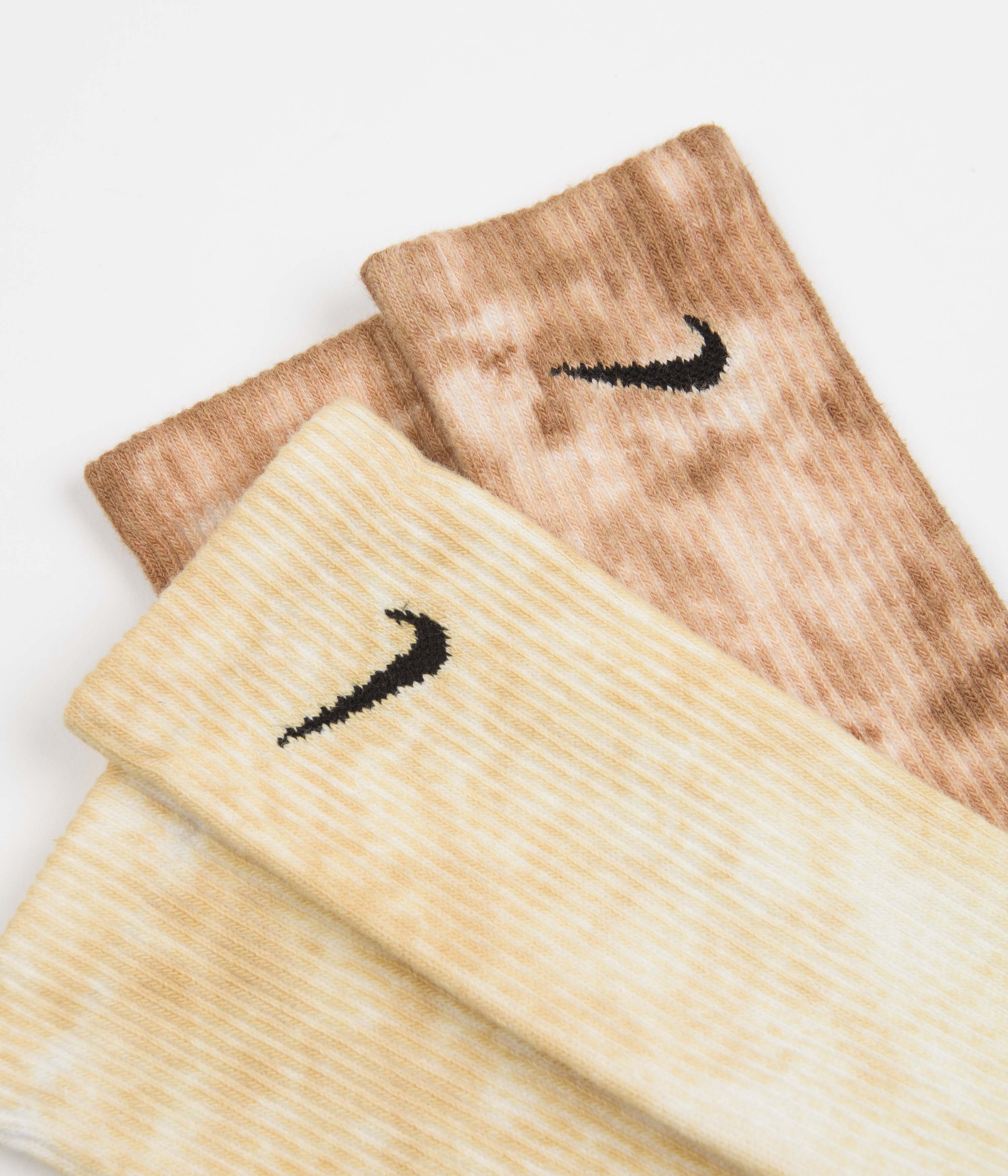 Nike Everyday Plus Tie-Dye Crew Socks (2 Pair) - Orange / Multi - Image 2