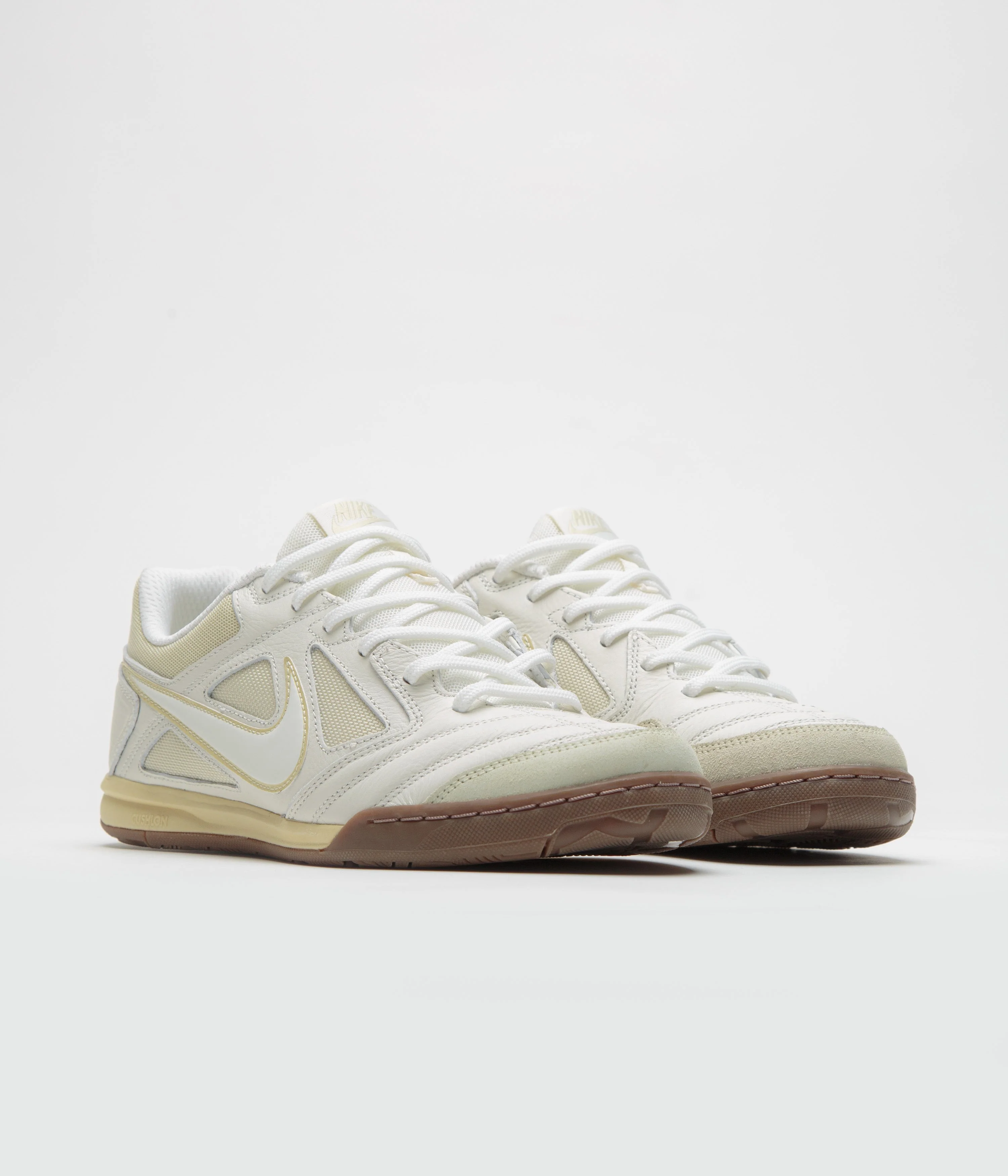Nike Gato Shoes - Sail / Light Khaki - White - Gum Dark Brown - Image 3