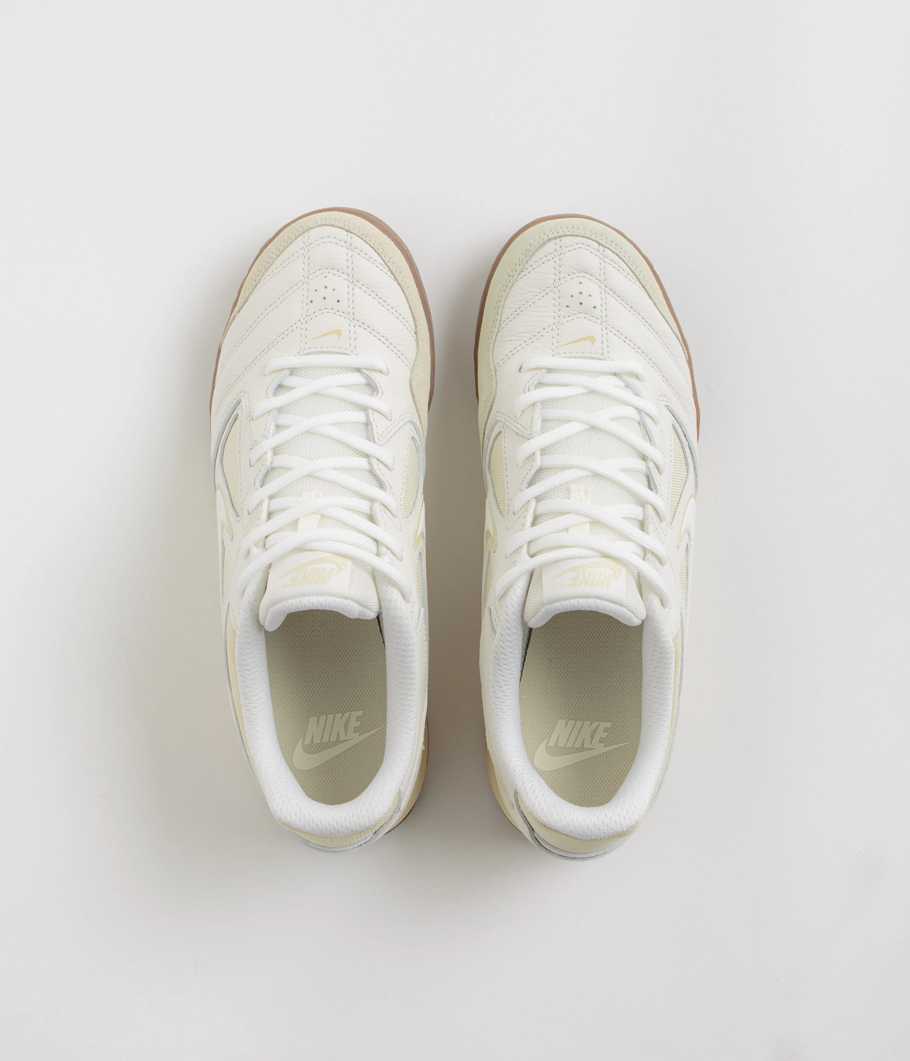 Nike Gato Shoes - Sail / Light Khaki - White - Gum Dark Brown - Image 8