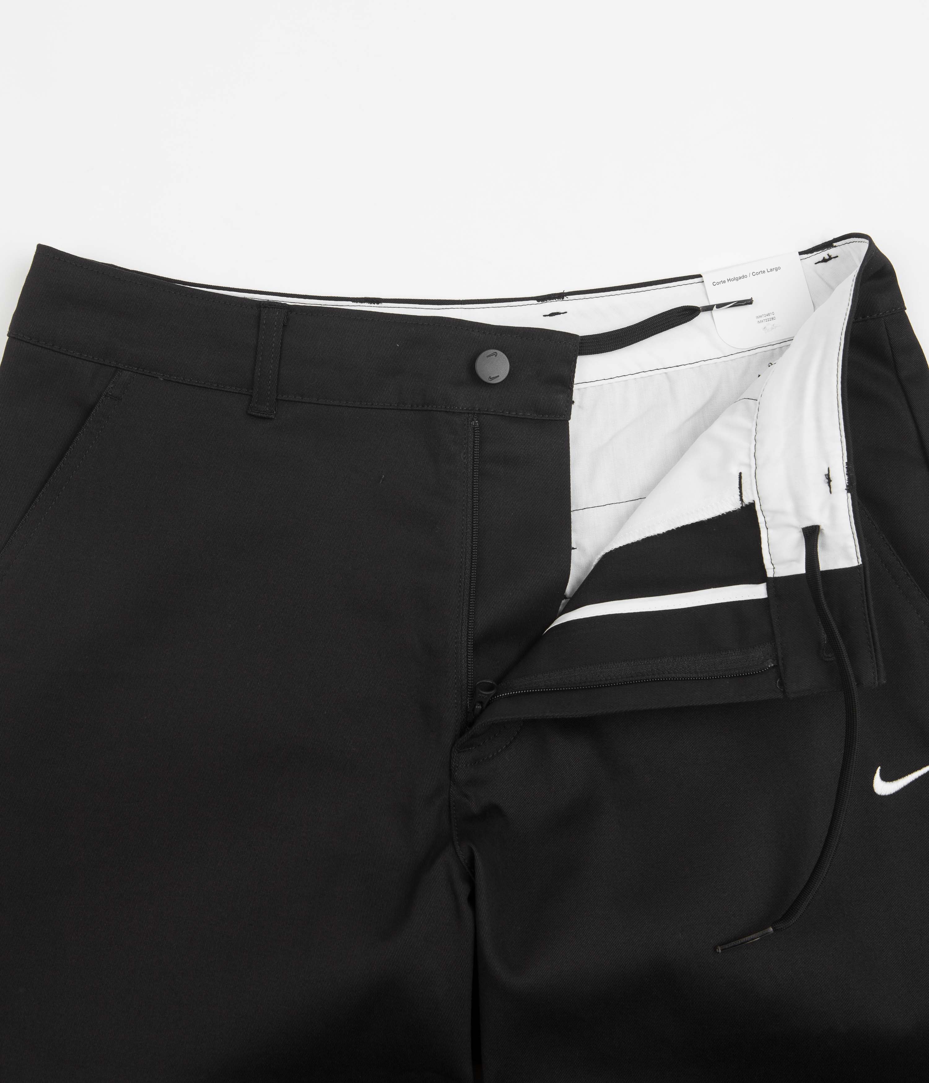 Nike Unlined Chino Pants - Black / White - Image 5