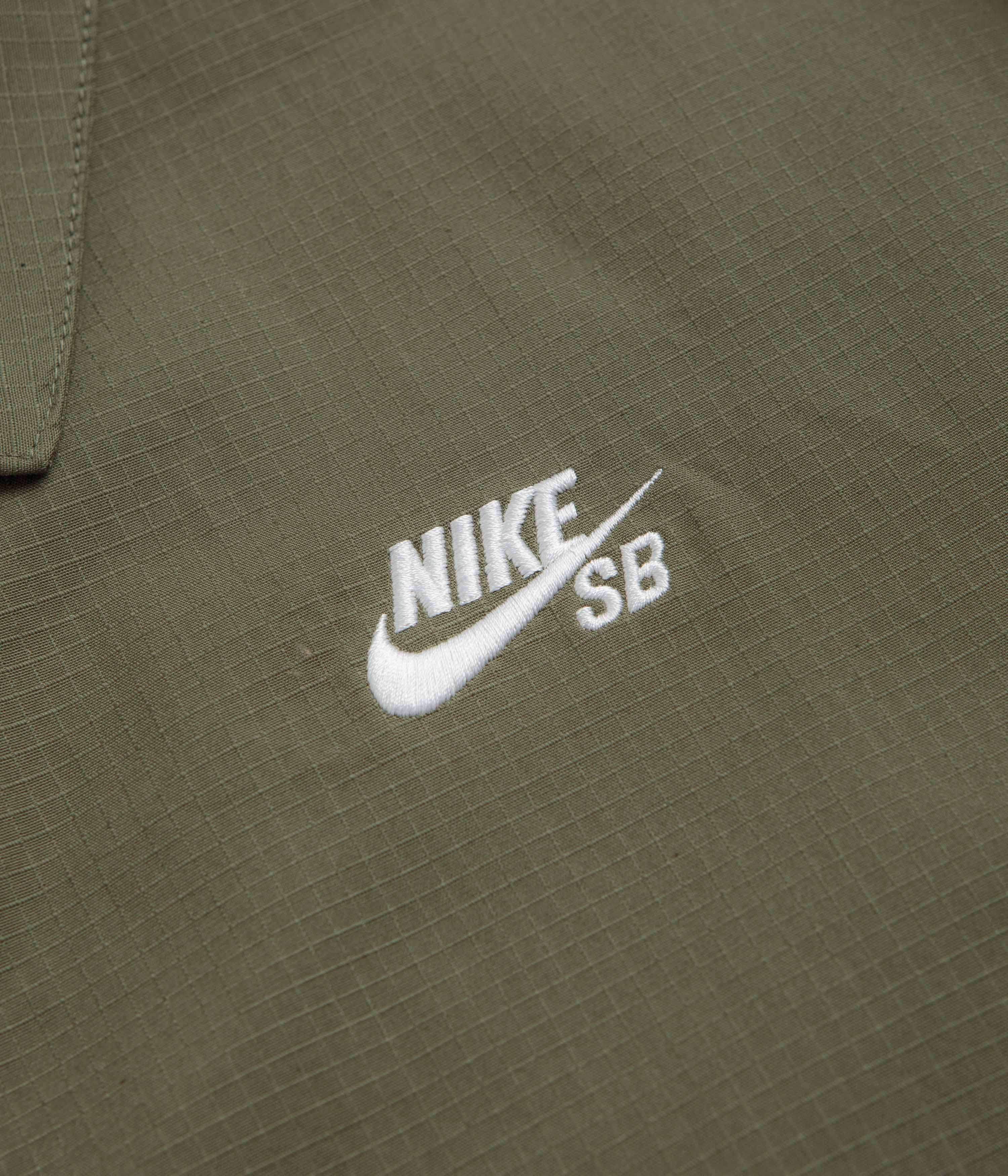 Nike SB Agnostic Chore Jacket - Medium Olive / White - Image 6