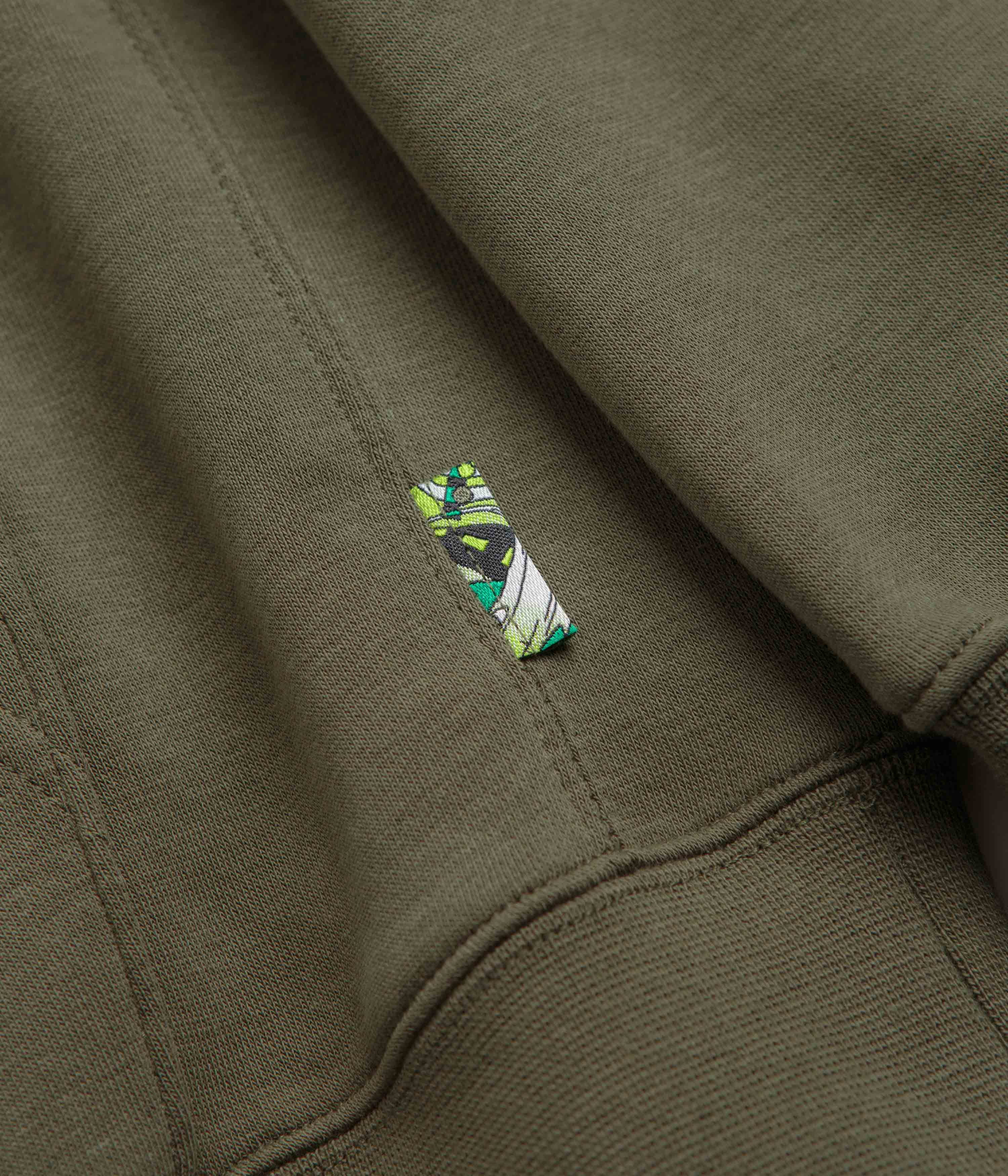 Nike SB Agnostic Hoodie - Medium Olive / White - Image 4