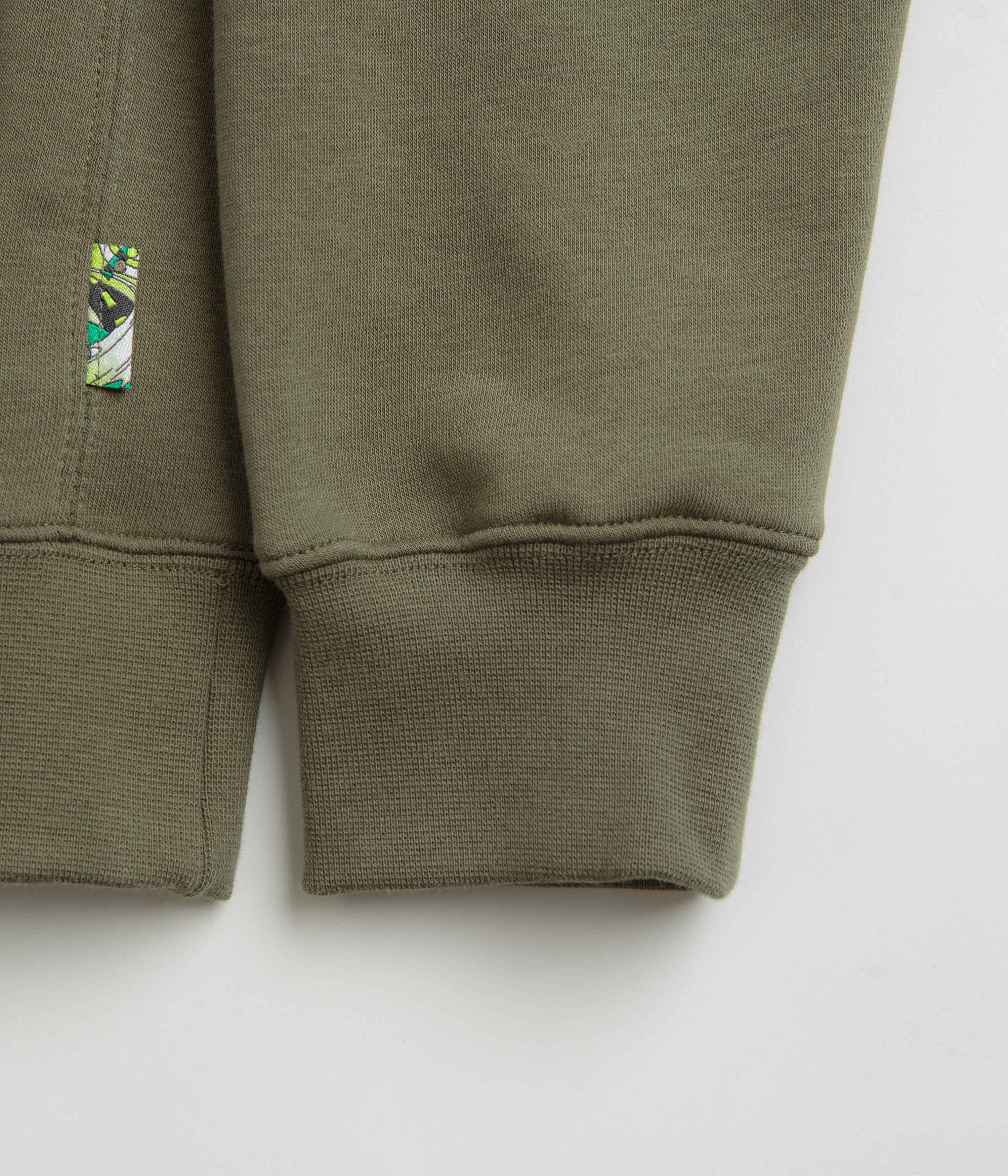 Nike SB Agnostic Hoodie - Medium Olive / White - Image 9