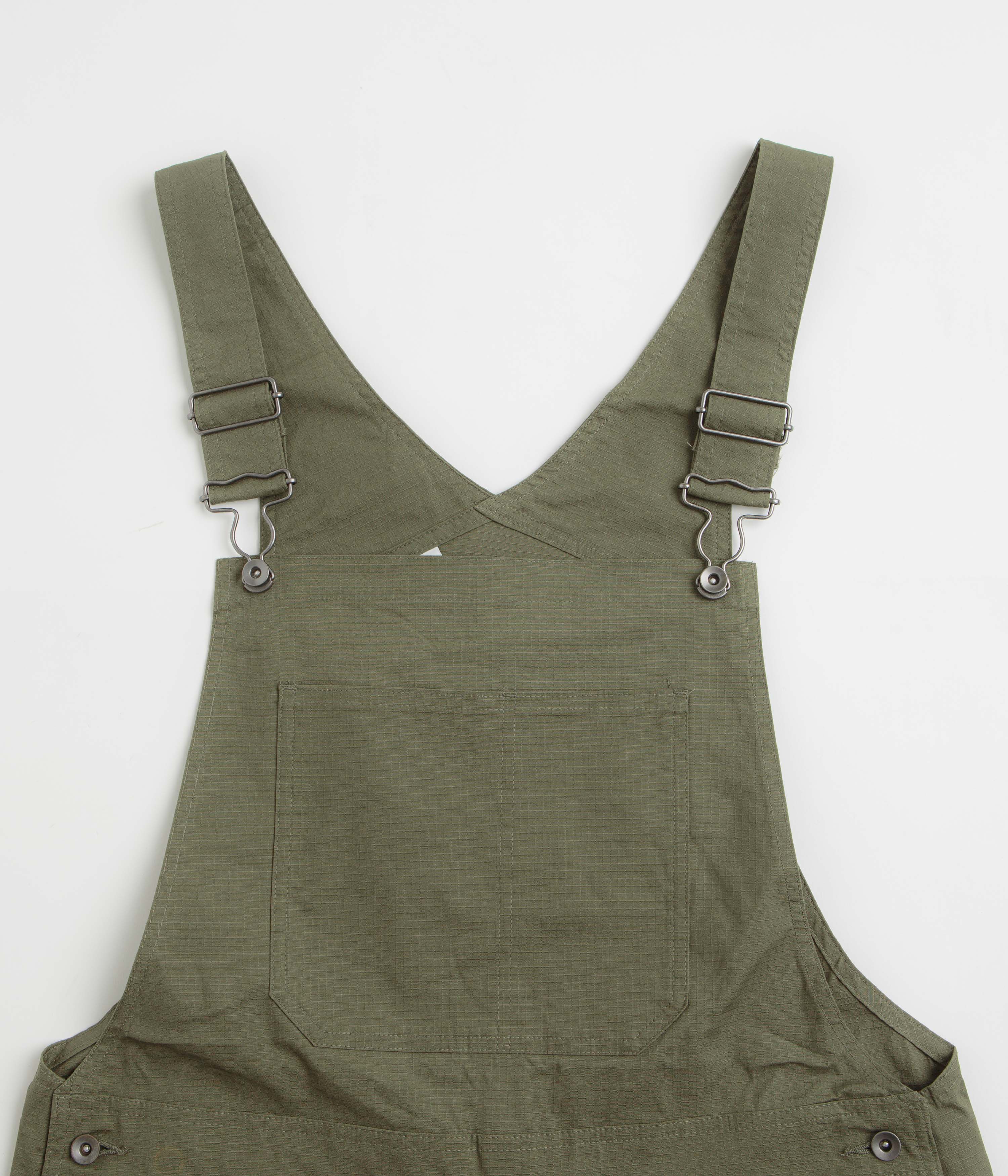 Nike SB Agnostic Overalls - Medium Olive / White - Image 3