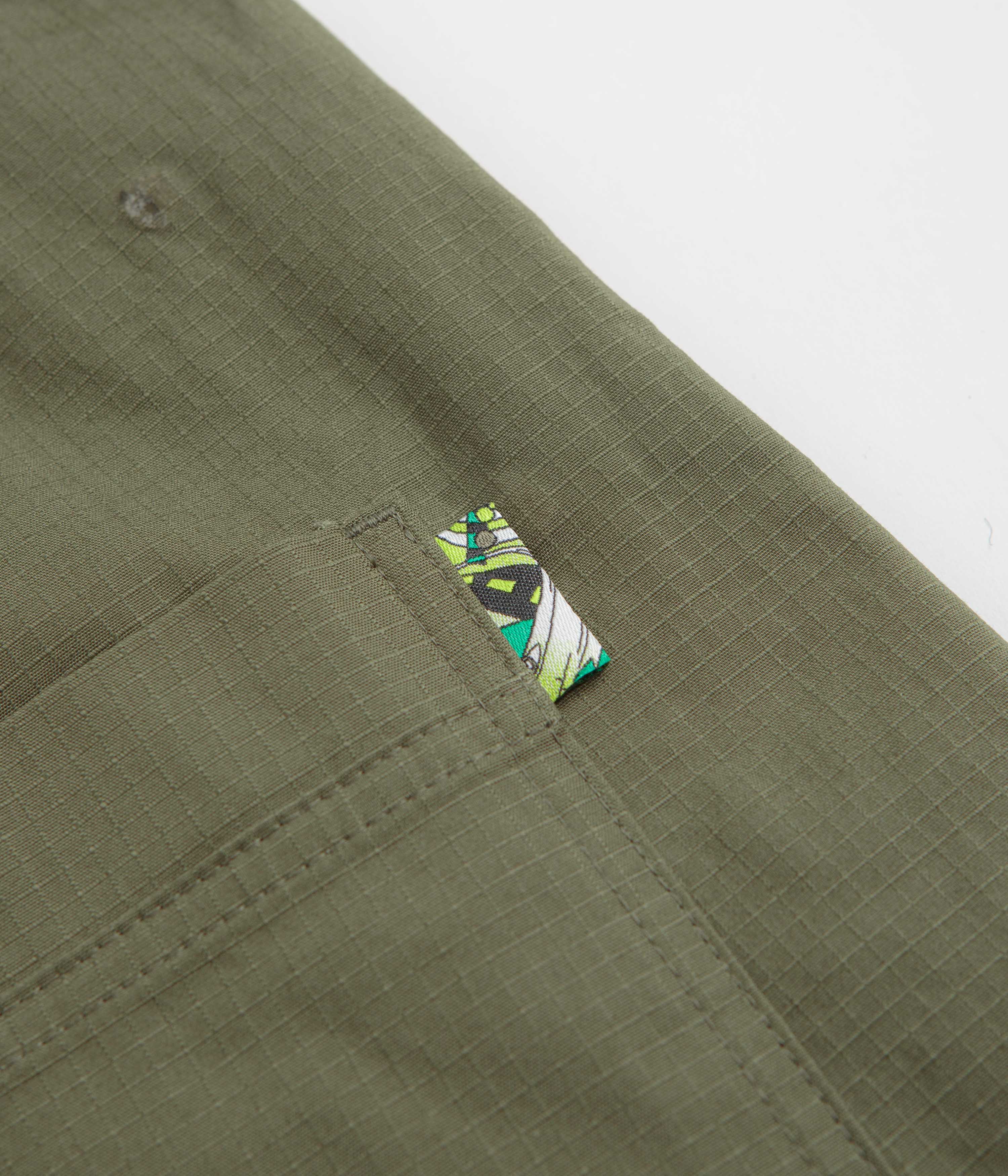Nike SB Agnostic Overalls - Medium Olive / White - Image 9
