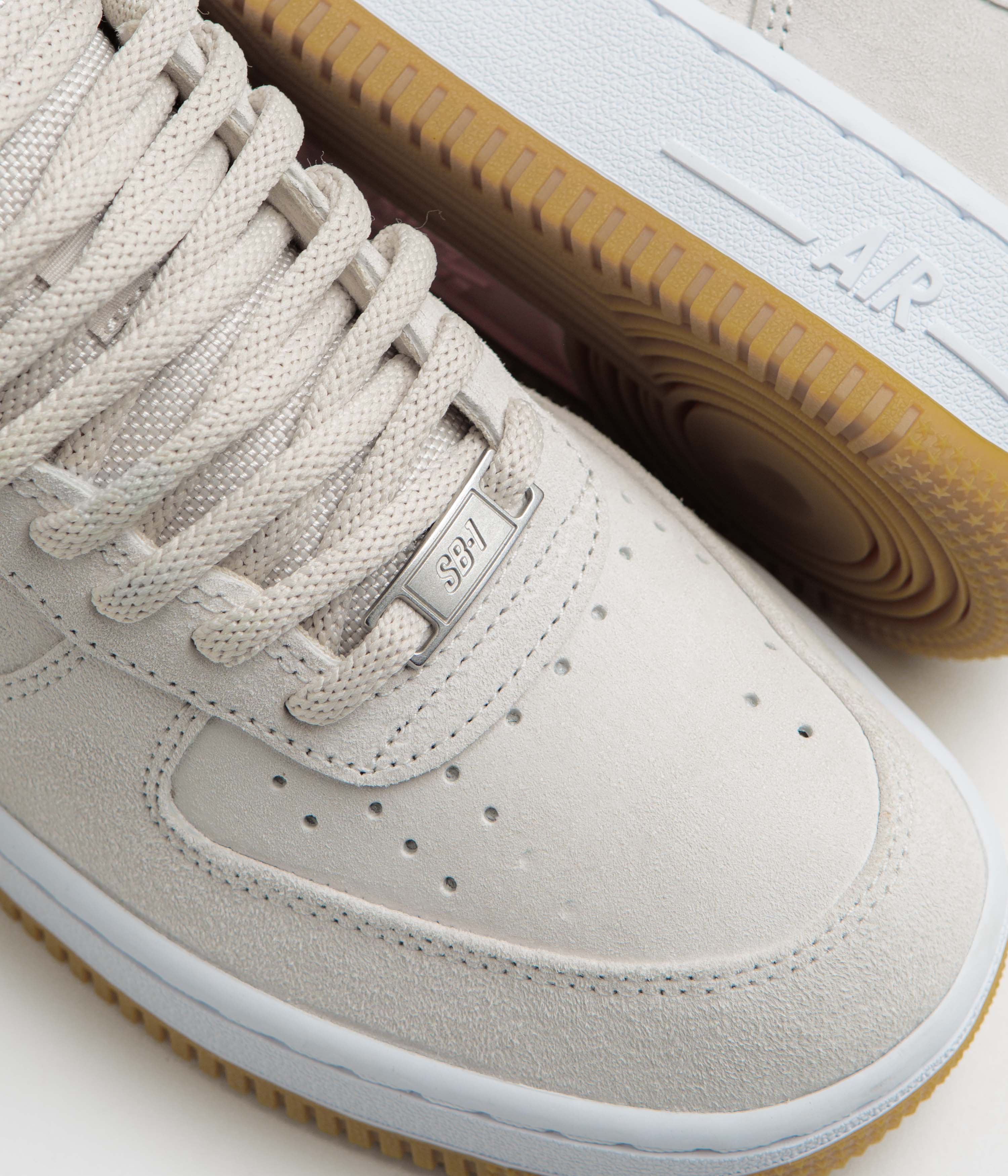 Nike SB Air Force 1 Shoes - Light Orewood Brown / Light Orewood Brown - White - Image 4