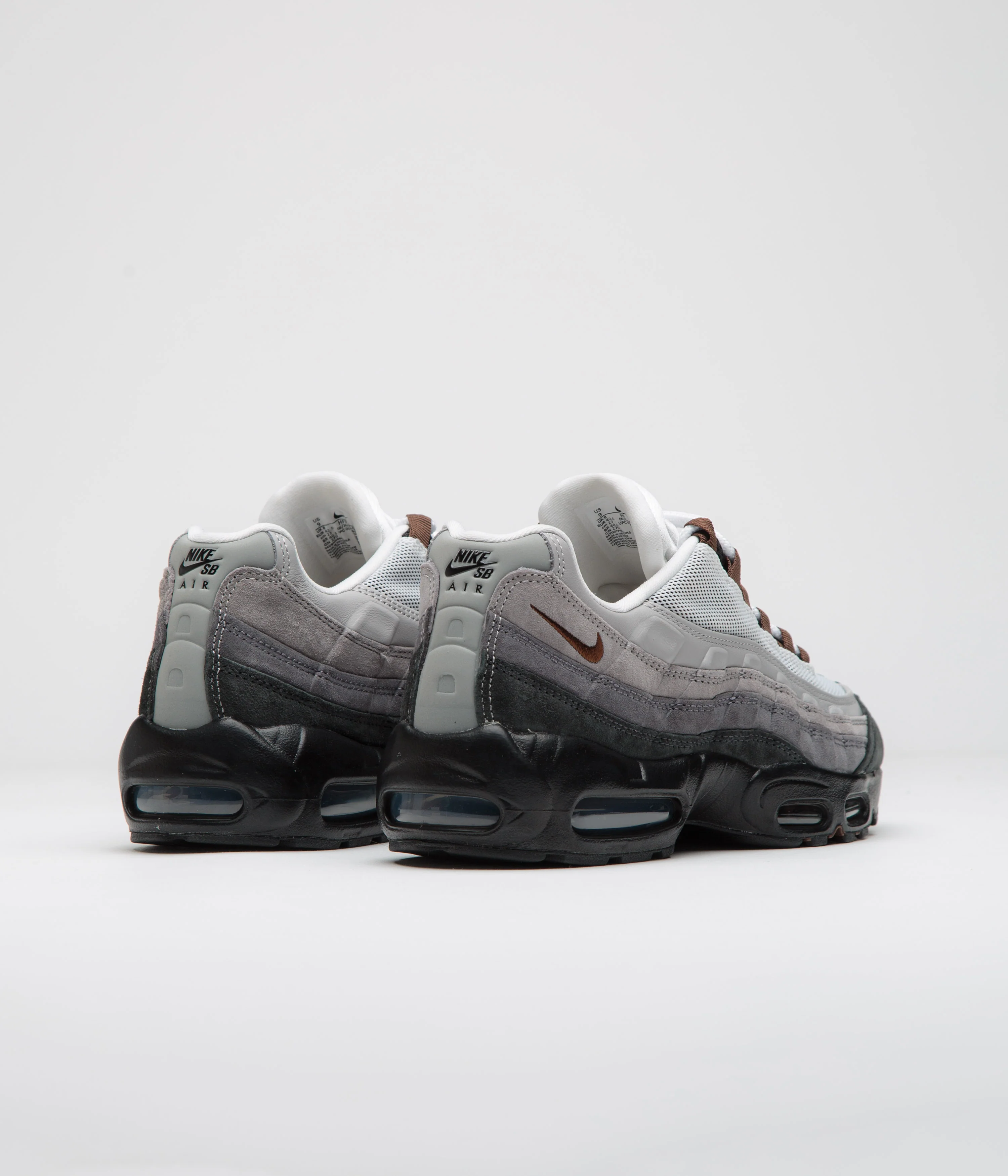 Nike SB Air Max 95 Shoes - Black / Cacao Wow - Anthracite - Light Graphite - Image 4