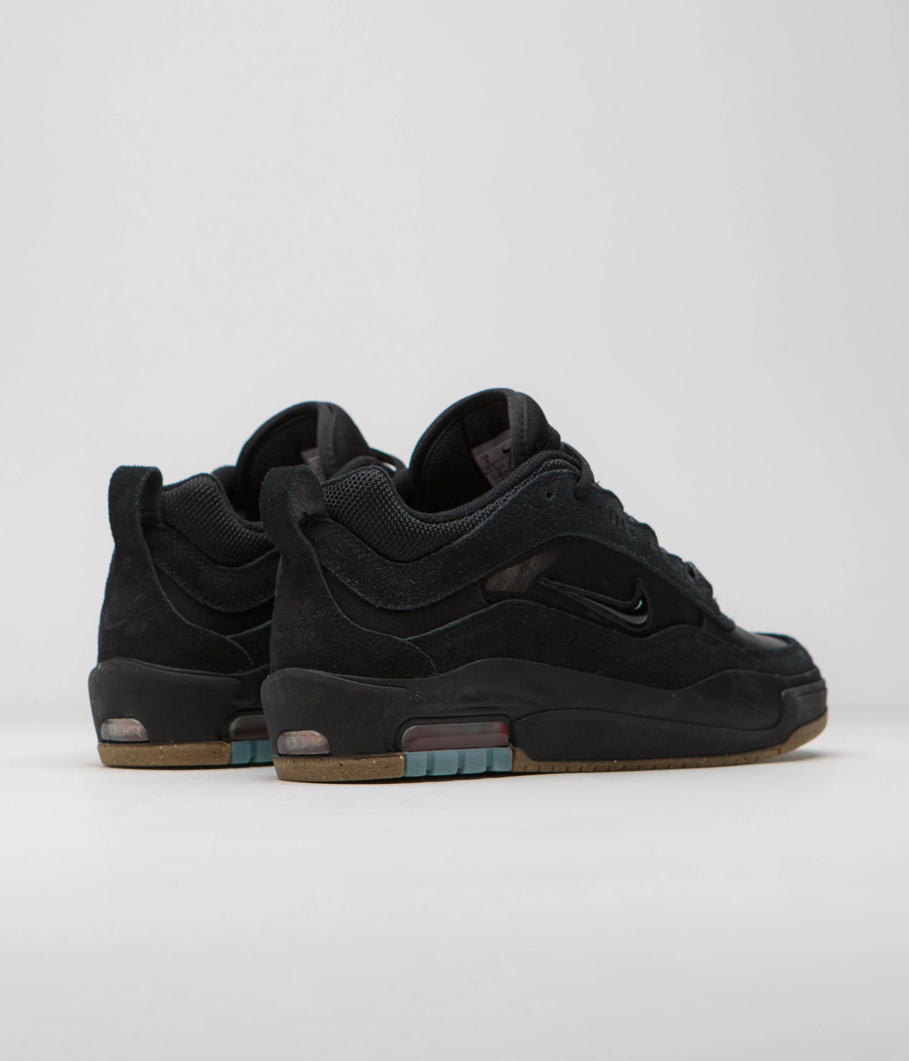 Nike SB Air Max Ishod Shoes - Black / Black - Anthracite - Black - Black - Image 5
