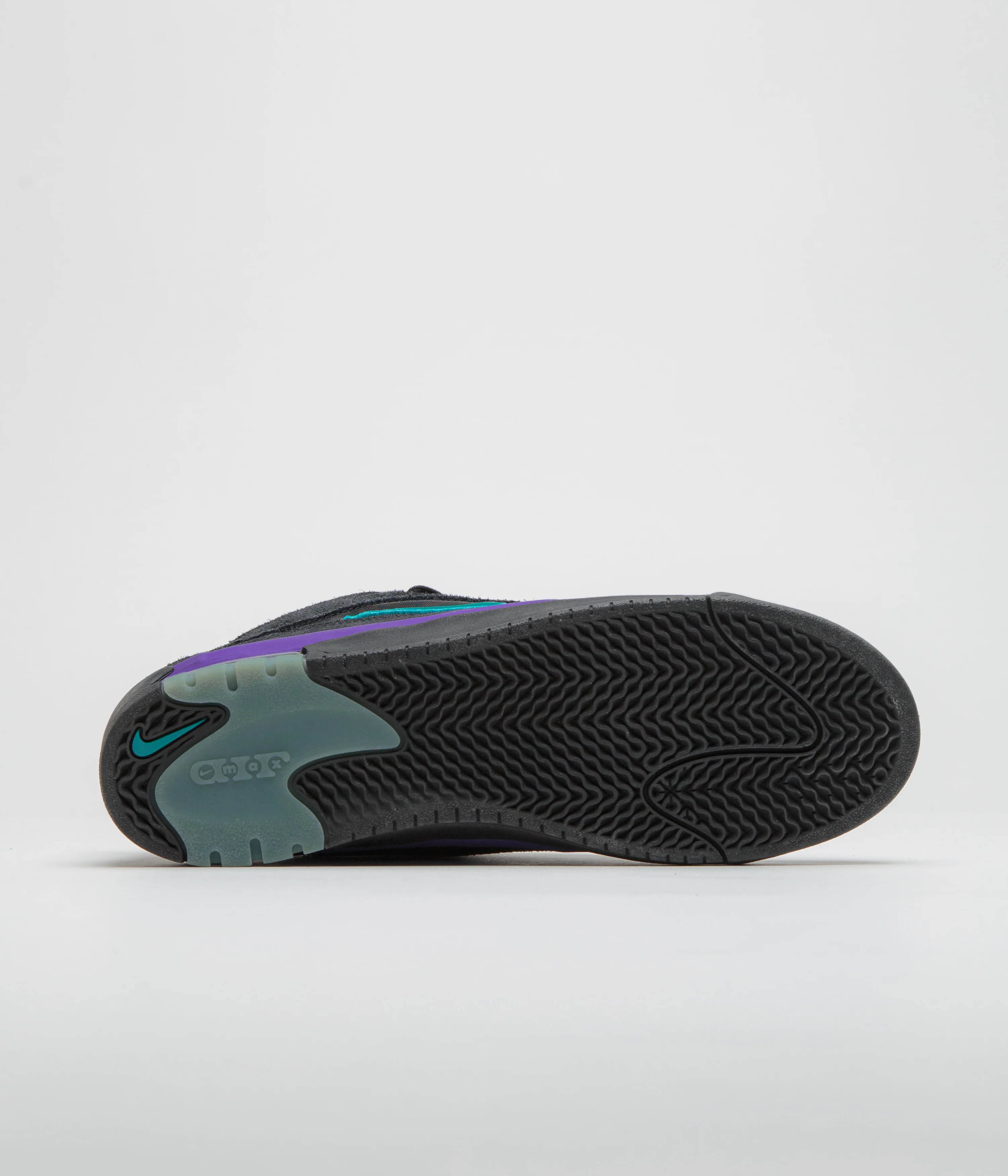 Nike SB Air Max Ishod Shoes - Black / Dusty Cactus - Black - Persian Violet - Image 6